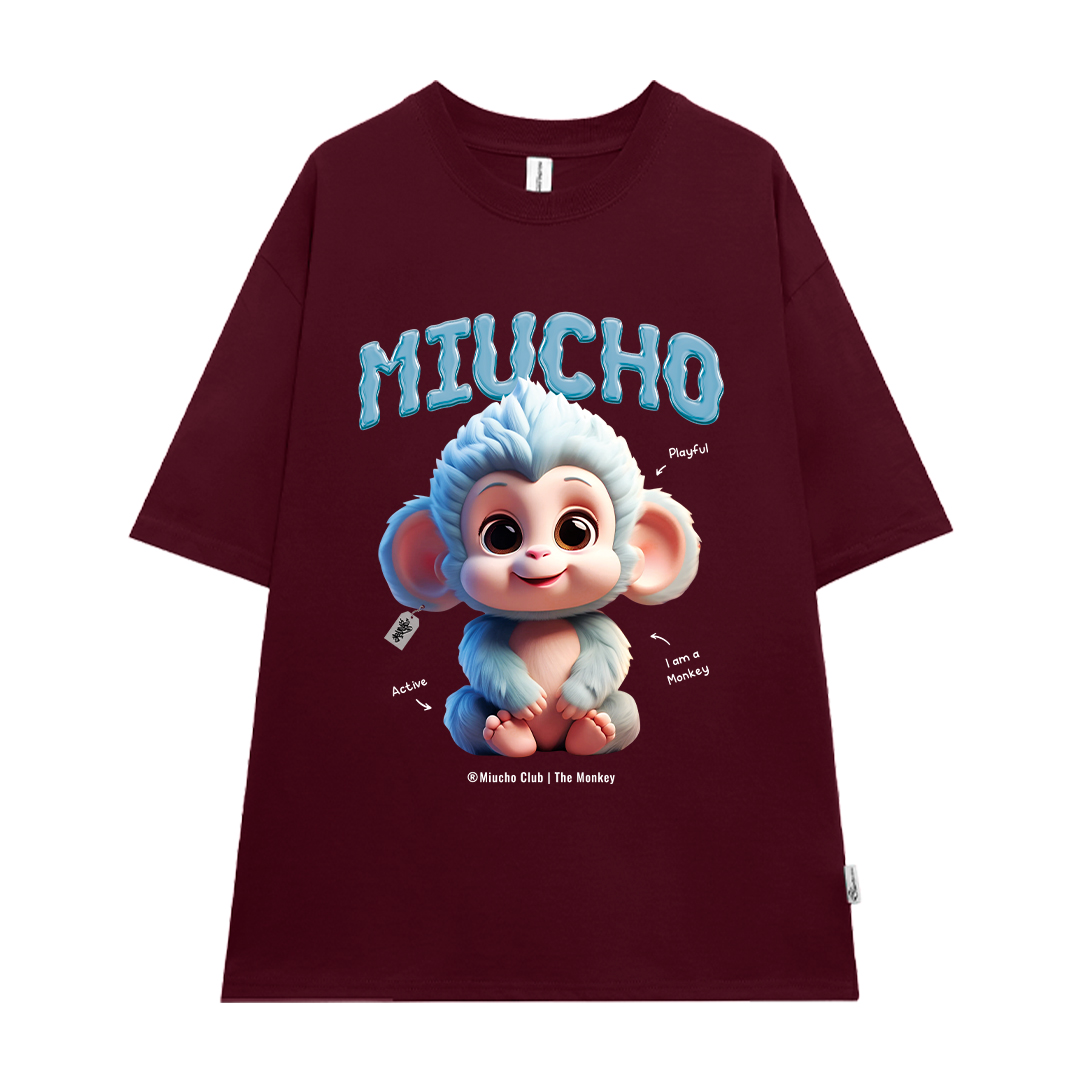 Áo thun form rộng 12 con giáp tuổi Thân (tuổi khỉ) ATD1243 Miucho tay ngắn cổ tròn in mix_thumbnail_25