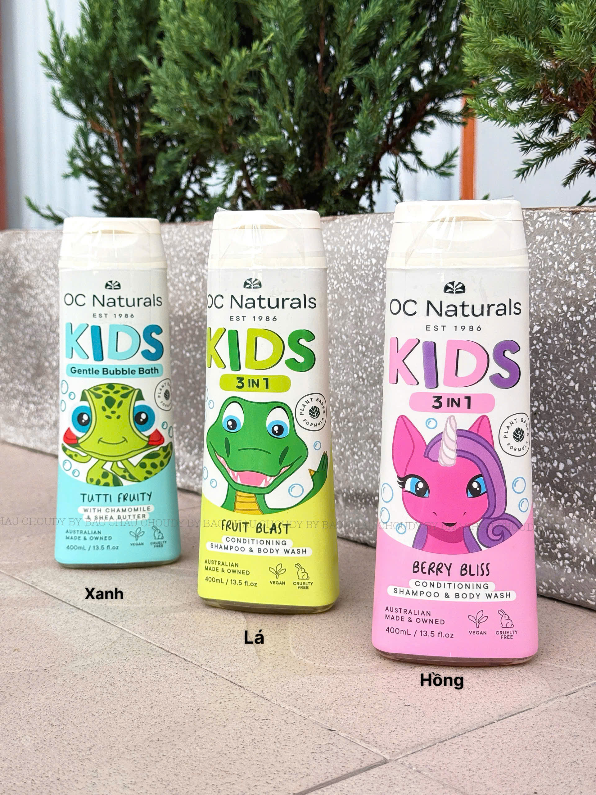 S9 SỮA TẮM BÉ 3 MÀU