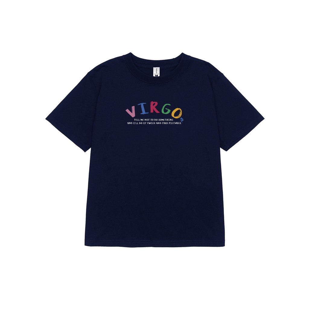 Áo baby tee ABD361 cung hoàng đạo Xử Nữ VIRGO Miucho cotton cổ tròn in typography_thumbnail_0