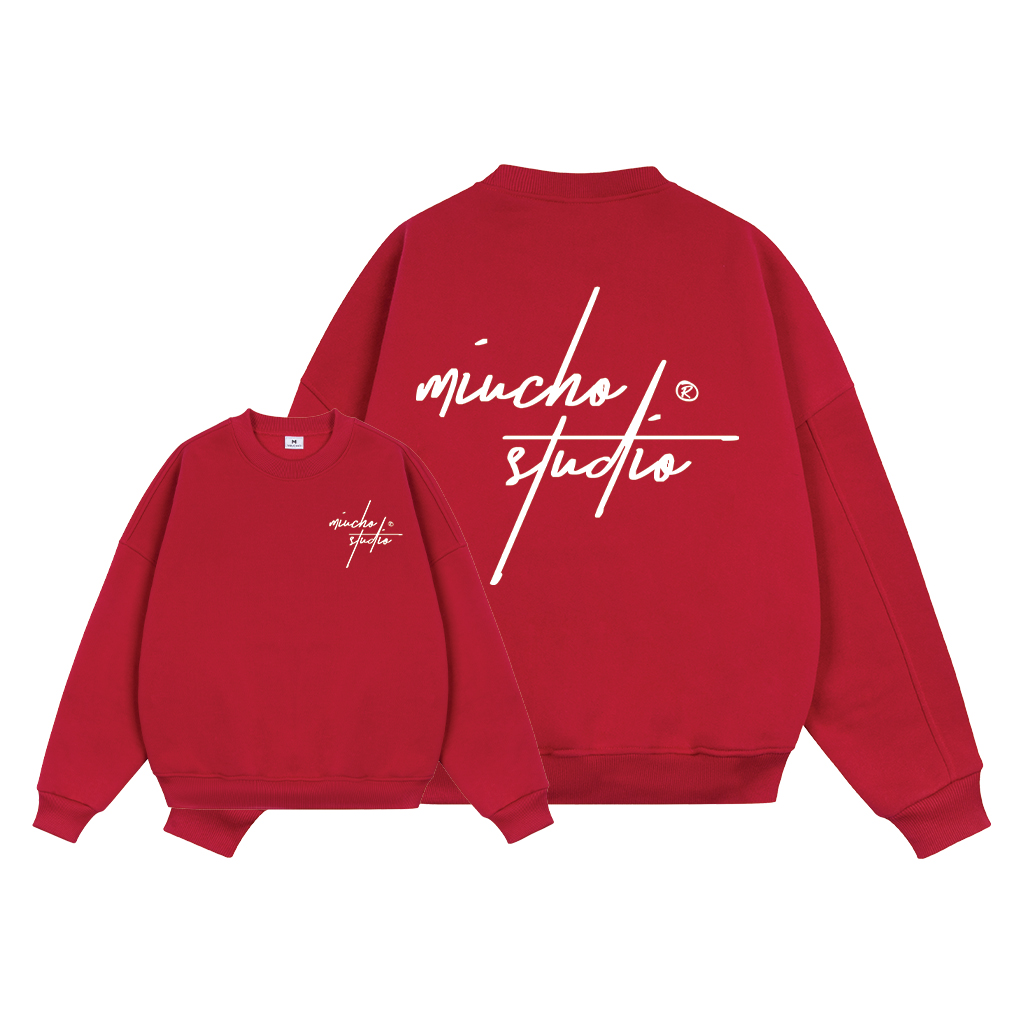 Áo sweater nam form boxy 1903 Miucho cổ tròn vải nỉ bông 350 GSM dày dặn in mix_thumbnail_9