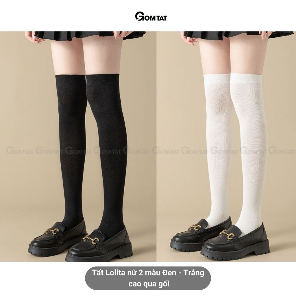 Tất trơn nữ 3 chiều cao lolita HOT-1805_thumbnail_0