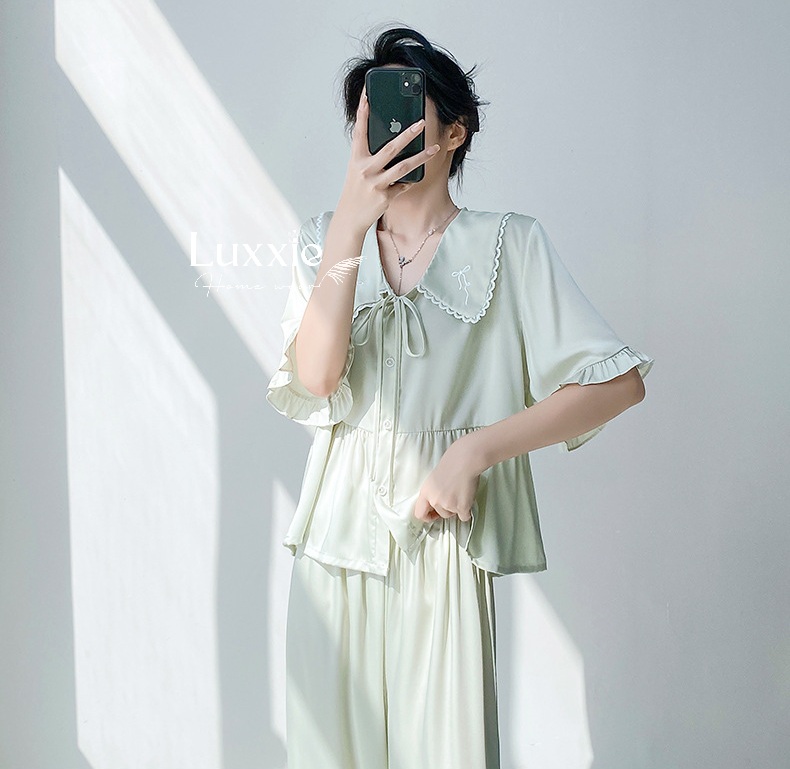 N89B Pijama lụa dáng babydoll cộc tay_thumbnail_12