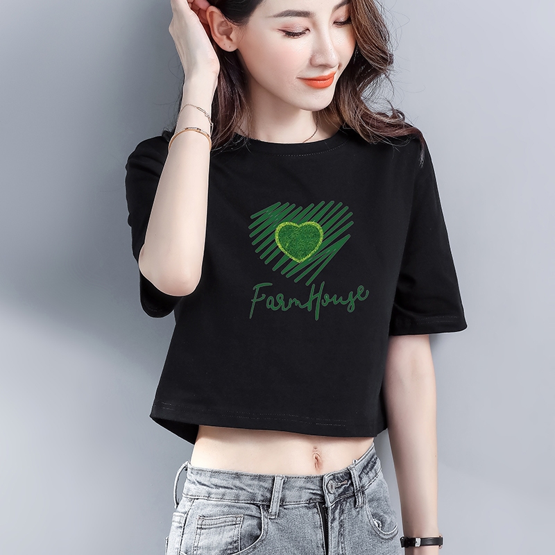 [Form rộng] Áo croptop nữ kiểu form rộng - Áo thun croptop LOZA G0126_thumbnail_3