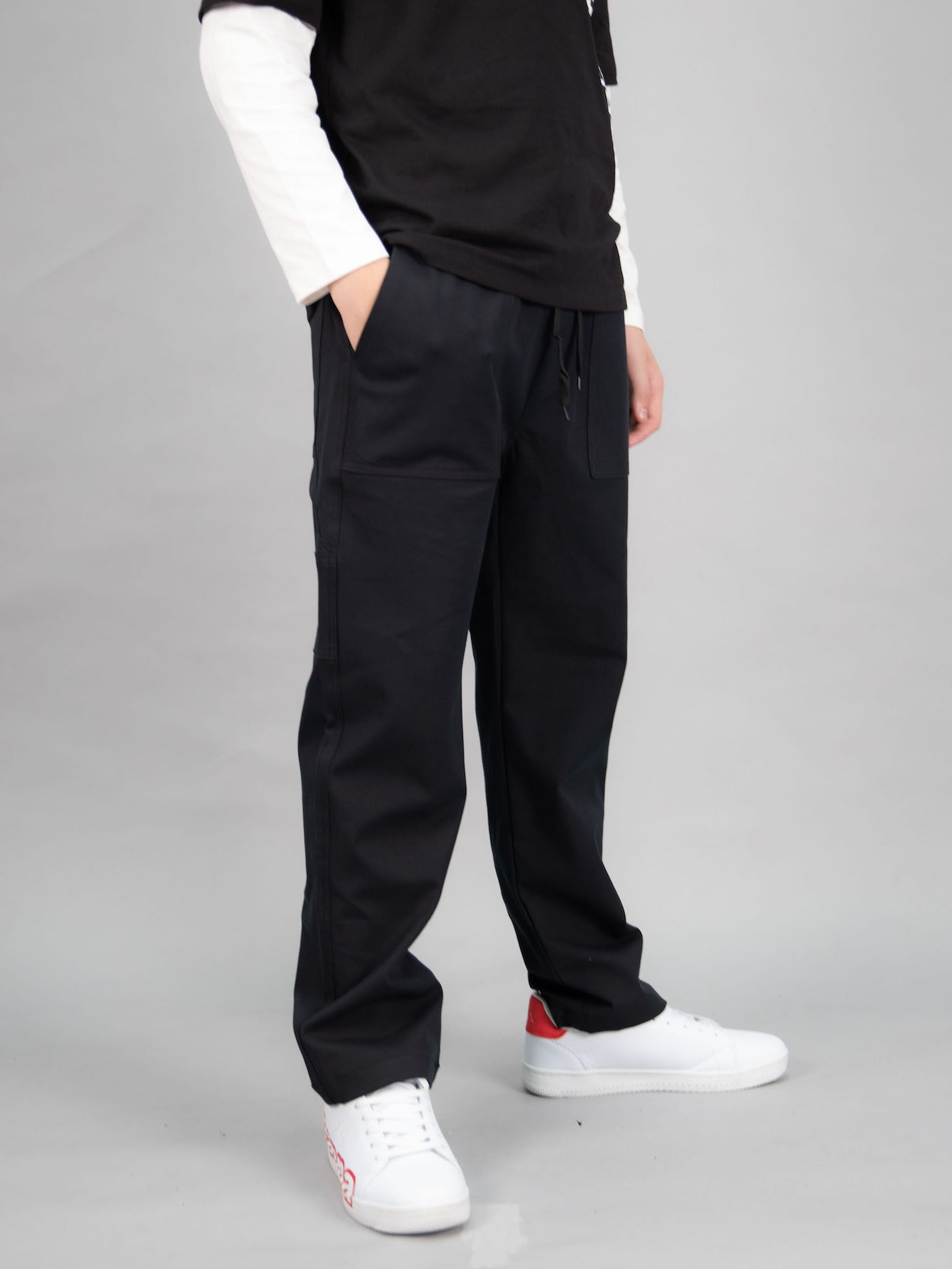 Quần kaki đen túi ốp_thumbnail_1