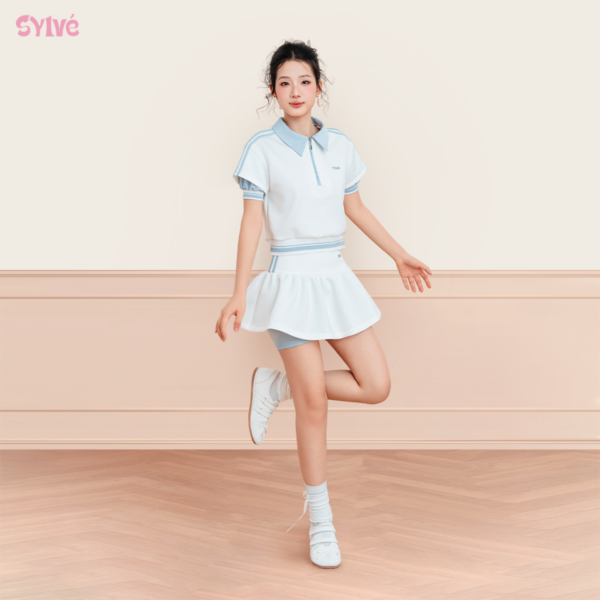 Set Váy Polo SYLVE - AVELIN SET - Áo Polo & Chân Váy Ngắn Chất Liệu Cao Cấp ST01