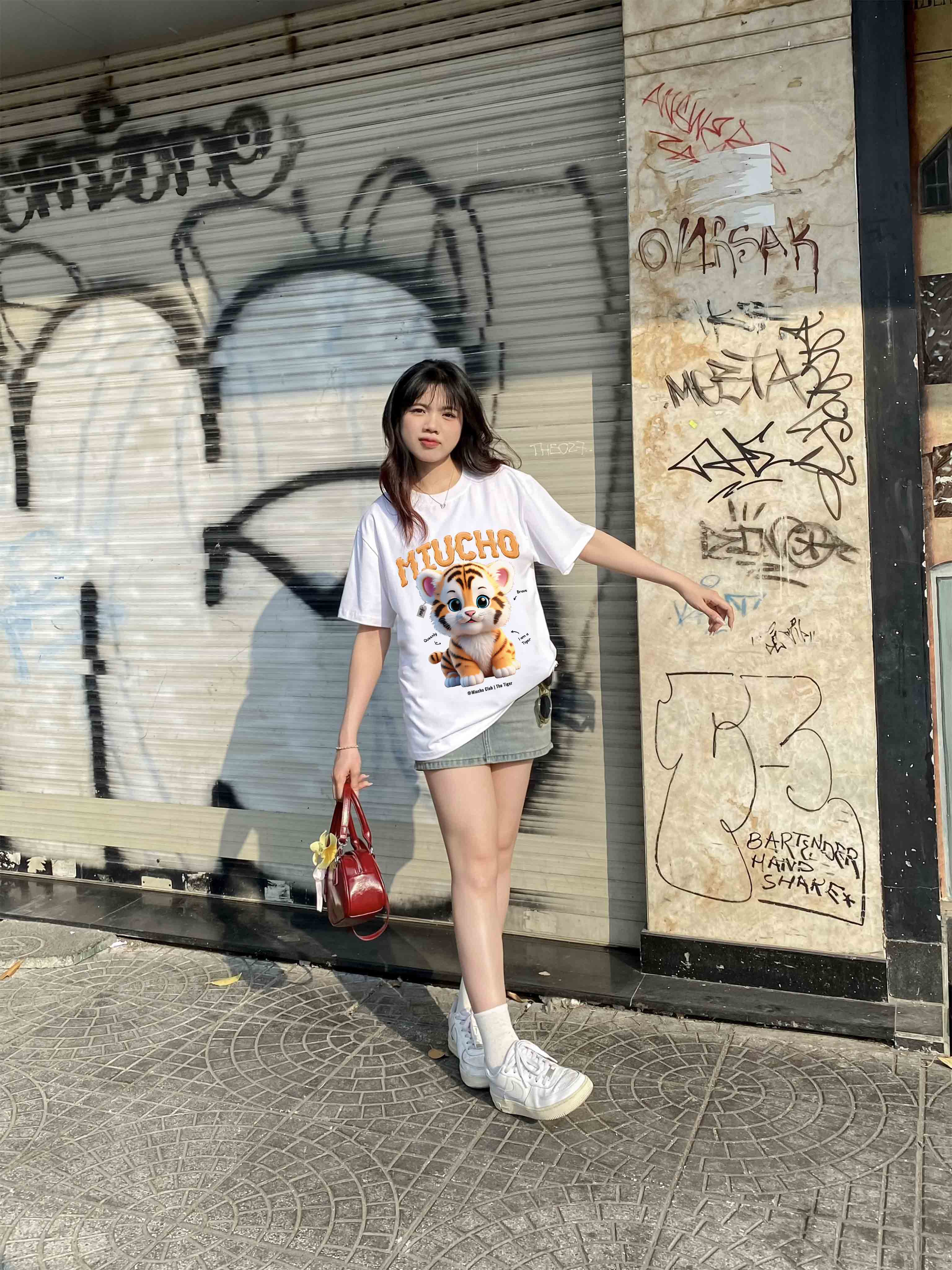 Áo thun form rộng 12 con giáp tuổi Dần (tuổi hổ) ATD1238 Miucho tay ngắn cổ tròn in mix_thumbnail_3