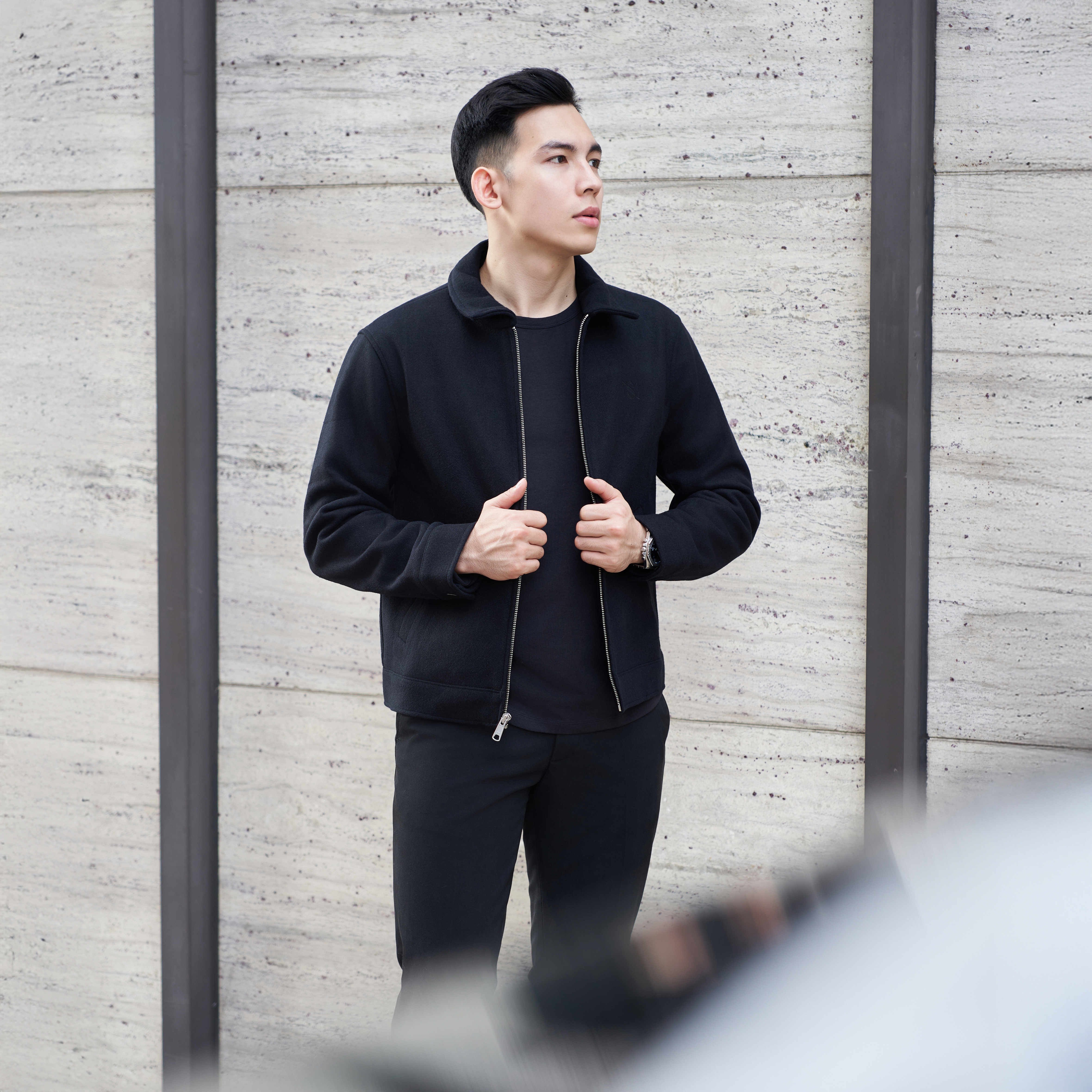 Áo khoác dạ nam Narsis D24009 chất liệu cao cấp, kiểu dáng cổ điển, lịch lãm._thumbnail_0