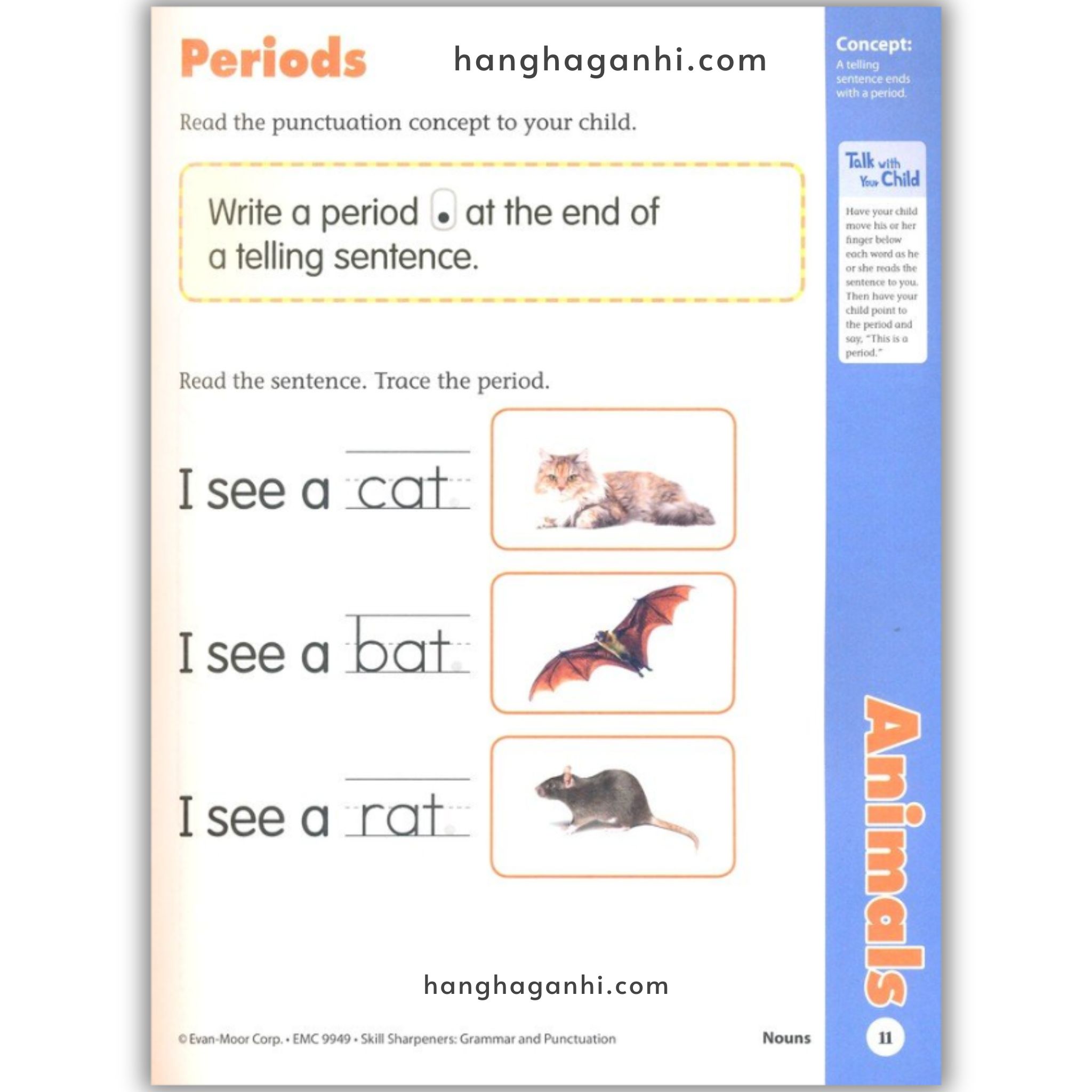 Sách Evan-Moor Skill Sharpeners Grammar and Punctuation Pre K_thumbnail_7