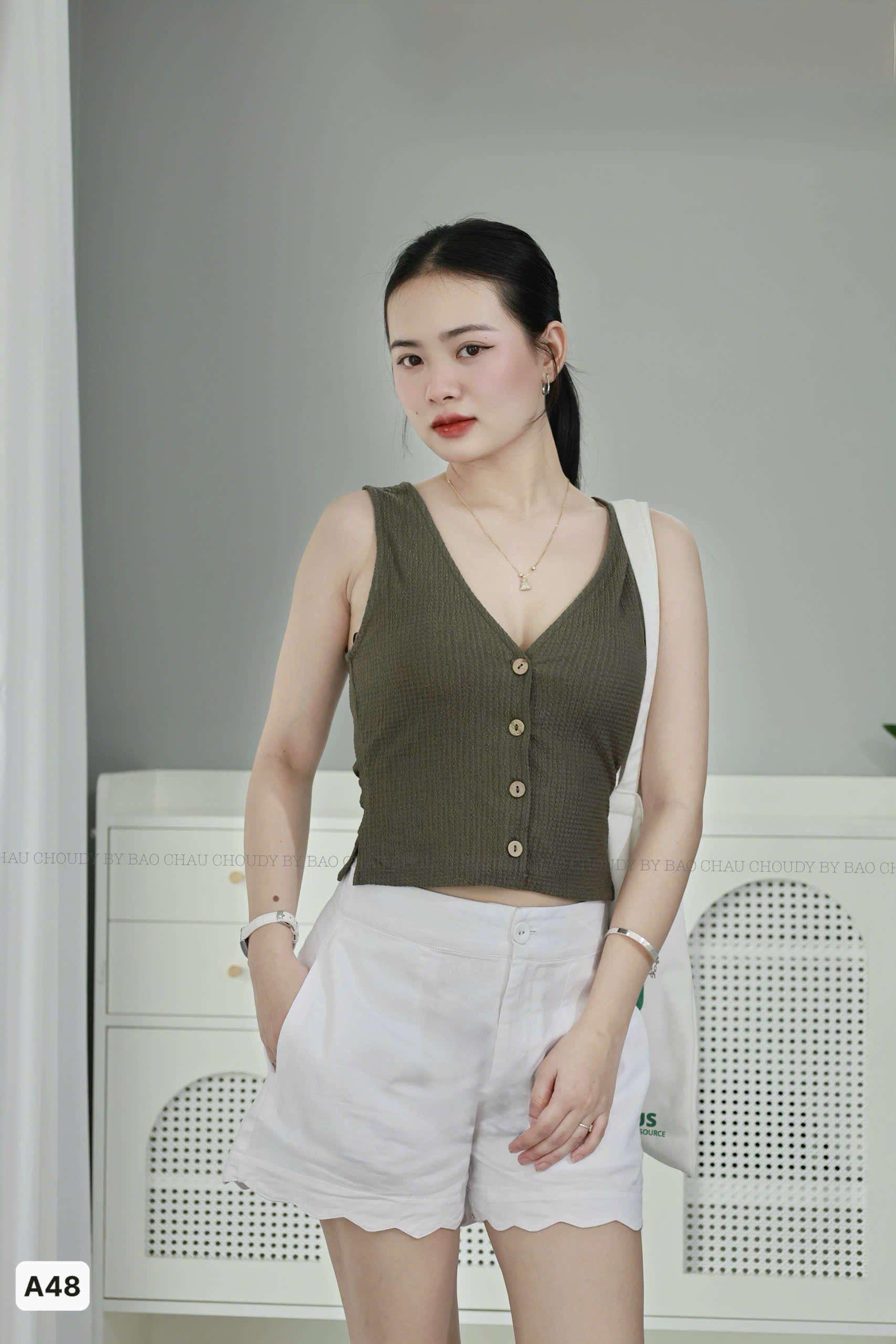 A48 ÁO KIỂU 3 MÀU