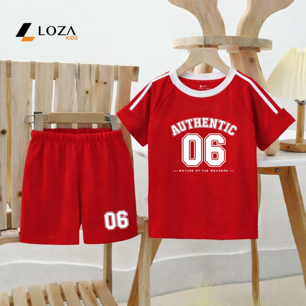 Set bộ bé trai phối viền hình số 6 AUTHENTIC - Loza Kids BF587_thumbnail_3