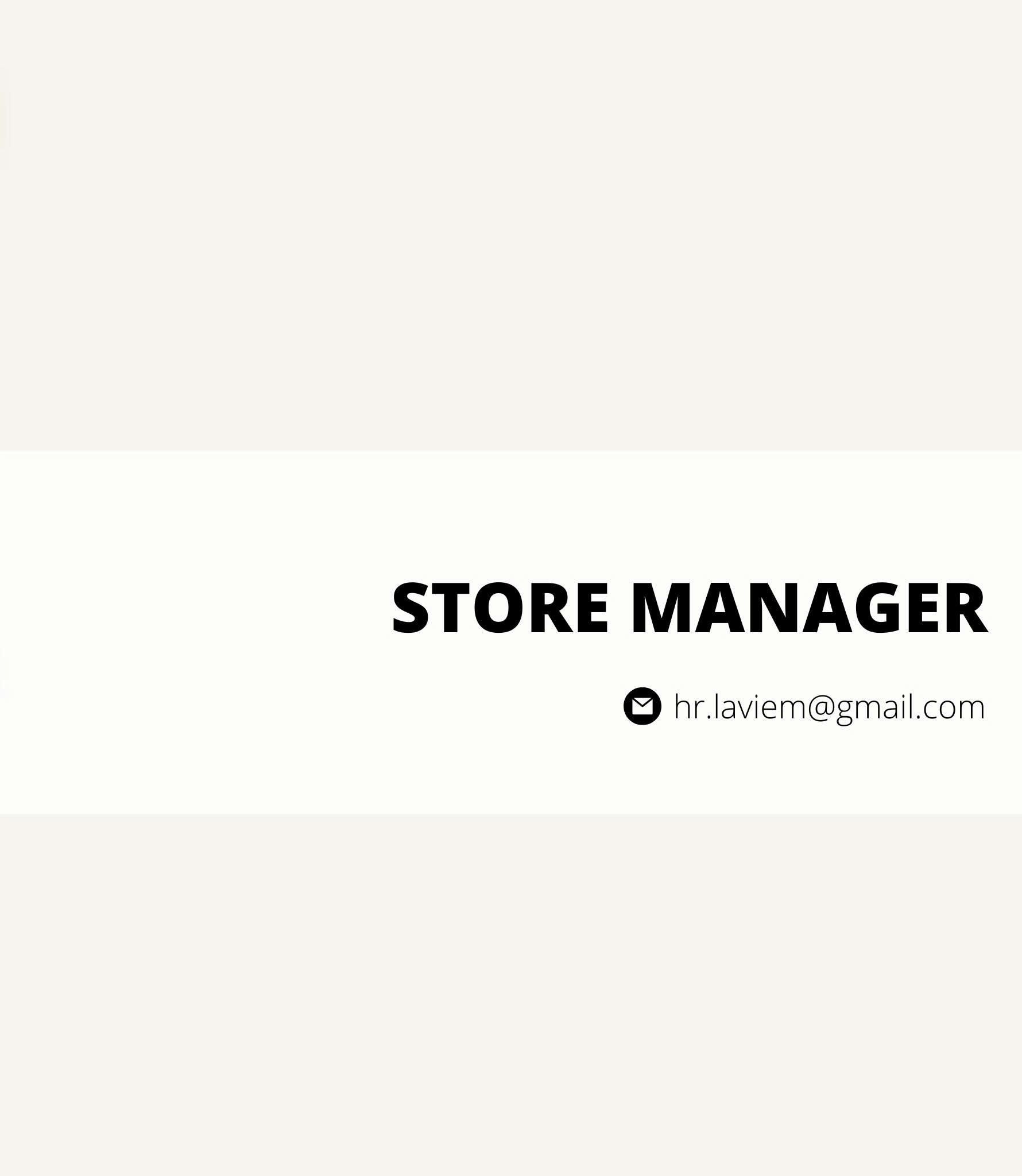 CỬA HÀNG TRƯỞNG