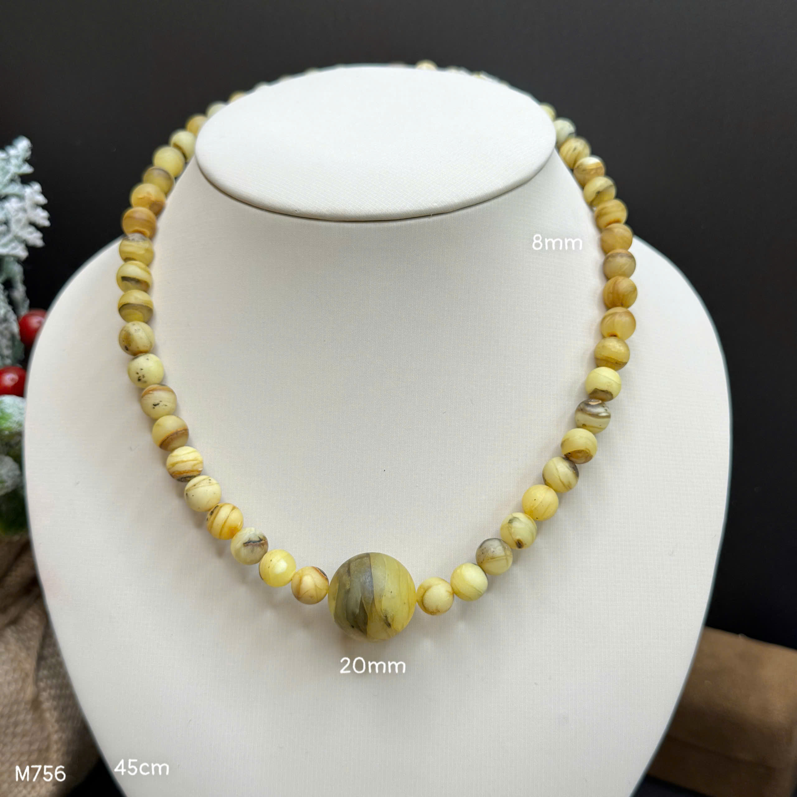 Vòng Cổ Mộc Vân Ánh Xanh - M756