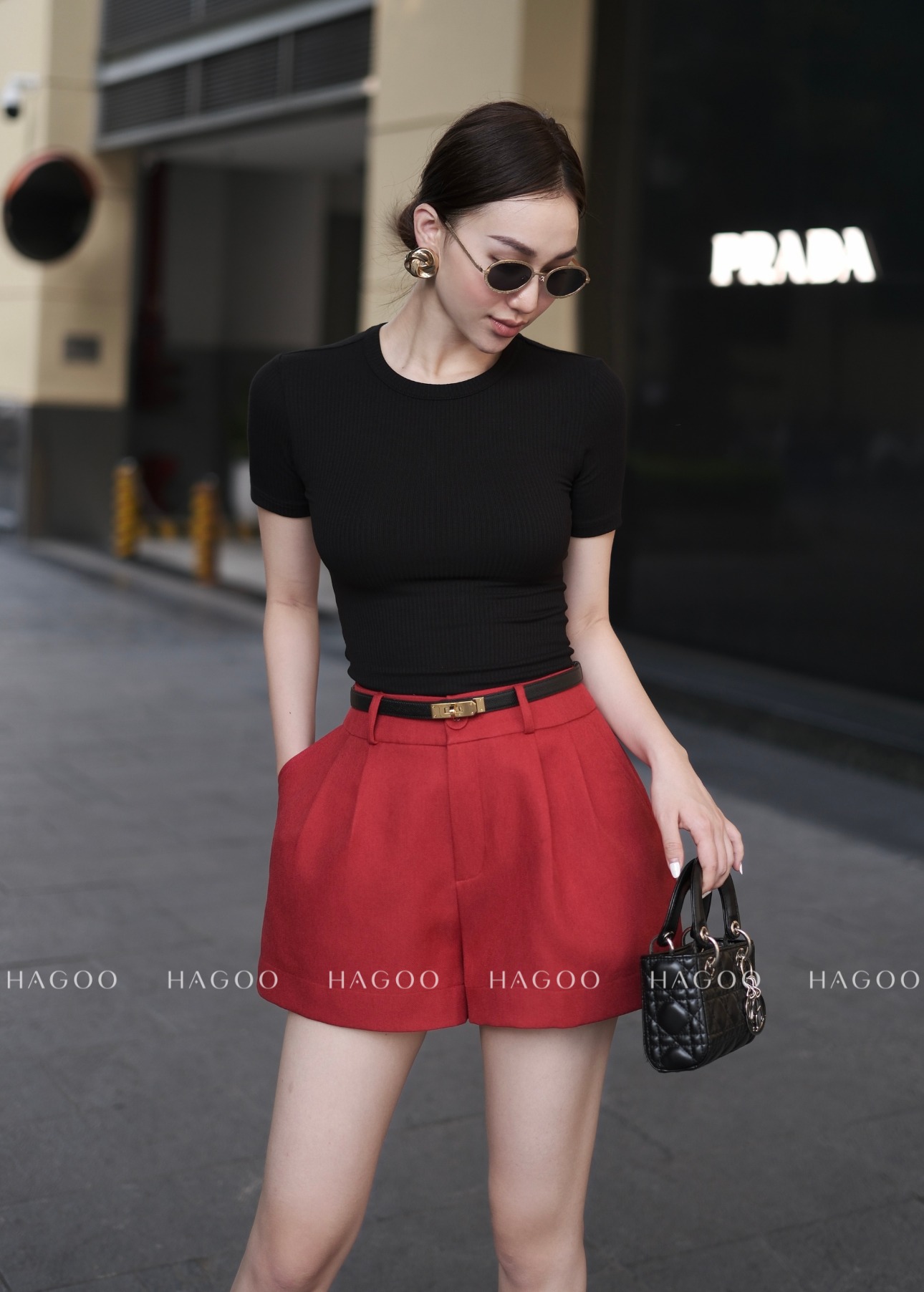 Áo thun cotton cộc tay HAGOO