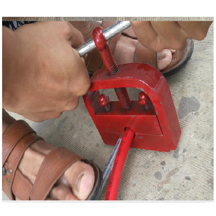 Bộ ép dây rửa xe, dây xịt thuốc áp lực bằng tay quay từ 6,5mm-8,5mm_thumbnail_1