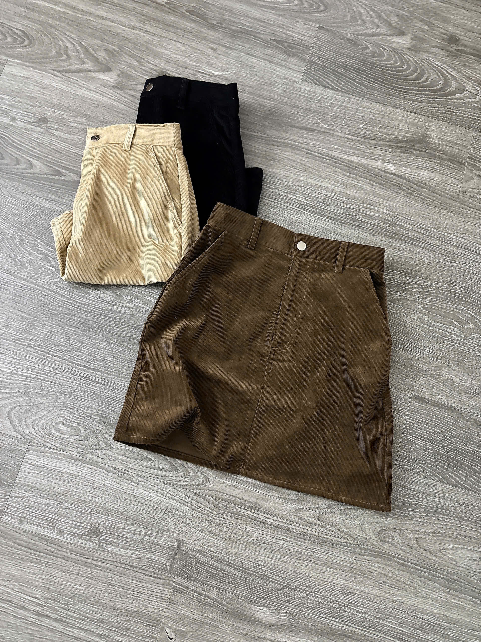 C99 CHÂN VÁY NHUNG 3 MÀU