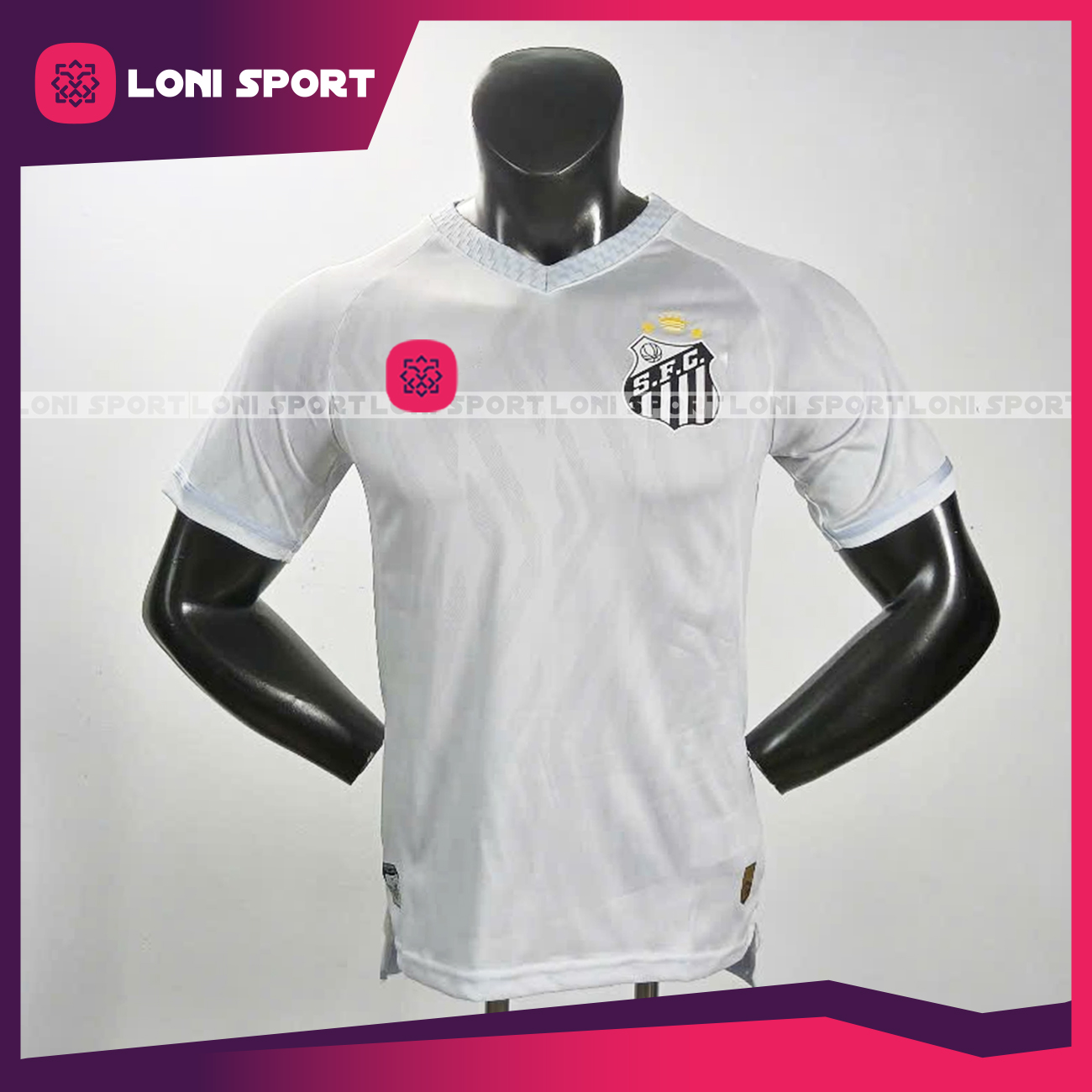 Áo Santos sân nhà trắng 25/26