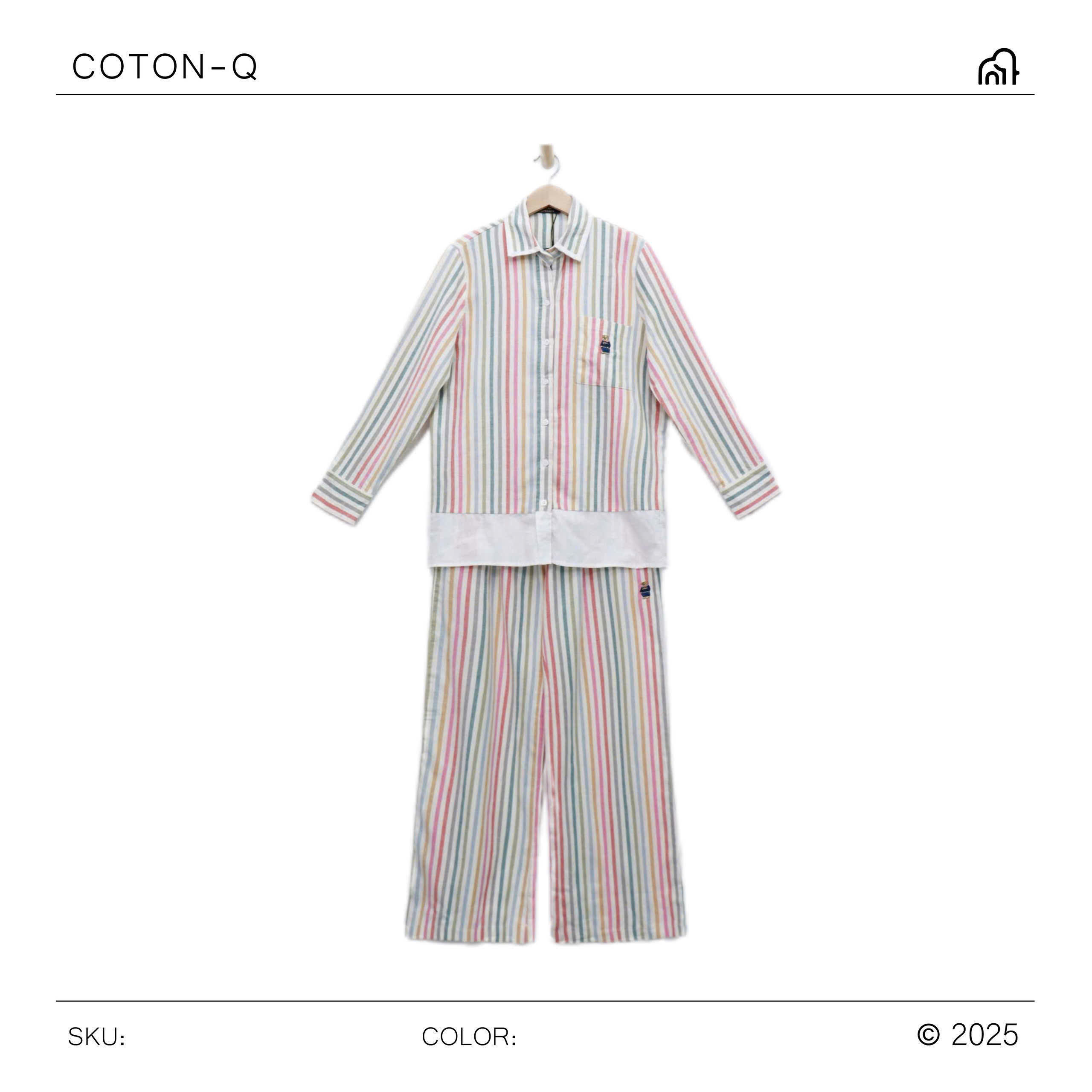 HJ94 Set bộ dài phối sọc