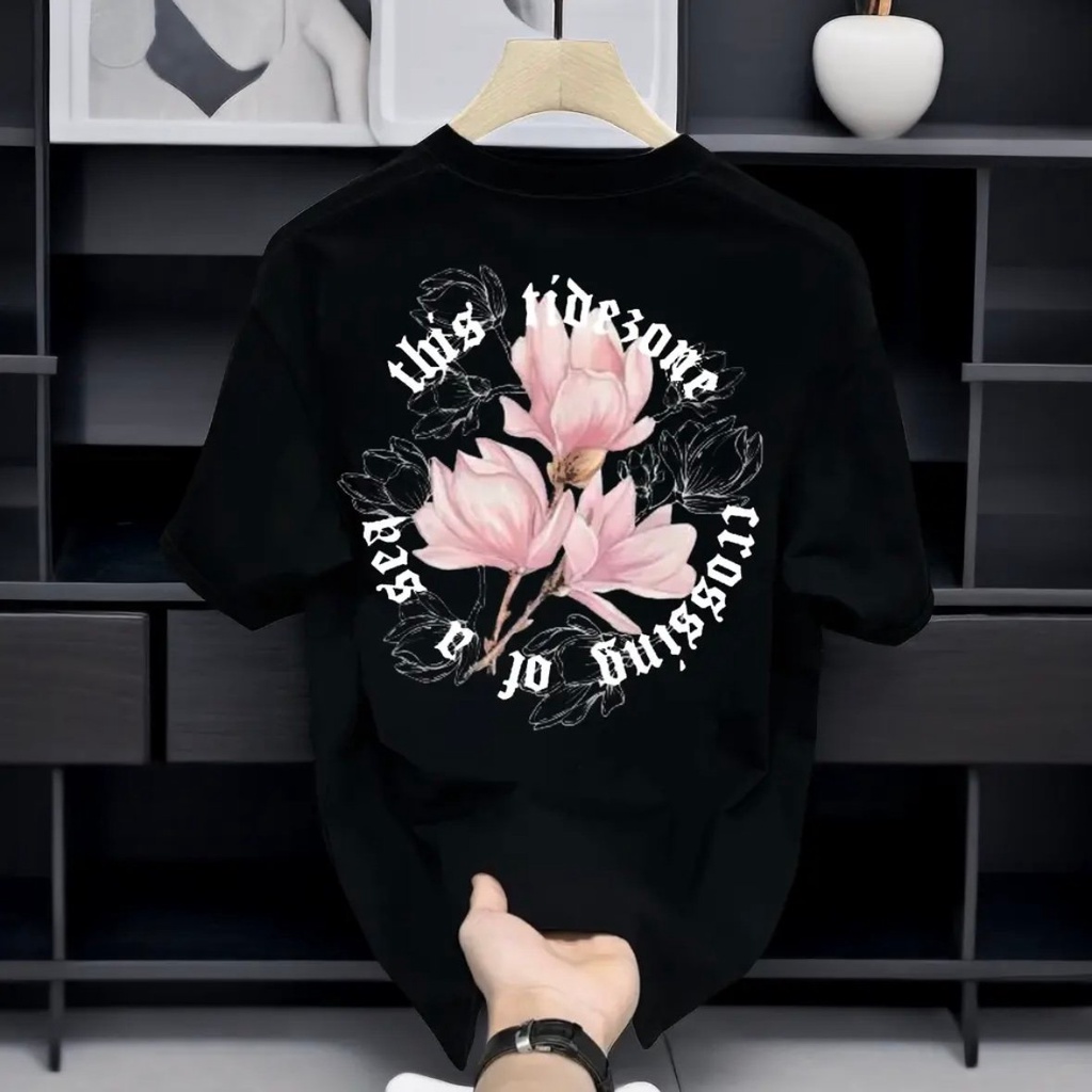 Áo thun nam form rộng ATD334 Miucho Iconic cotton cổ tròn in graphic_thumbnail_3