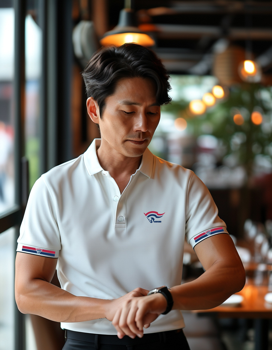 Áo polo nam form vừa 1865 Miucho Iconic vải cá sấu đứng form thoáng mát in basic_thumbnail_4
