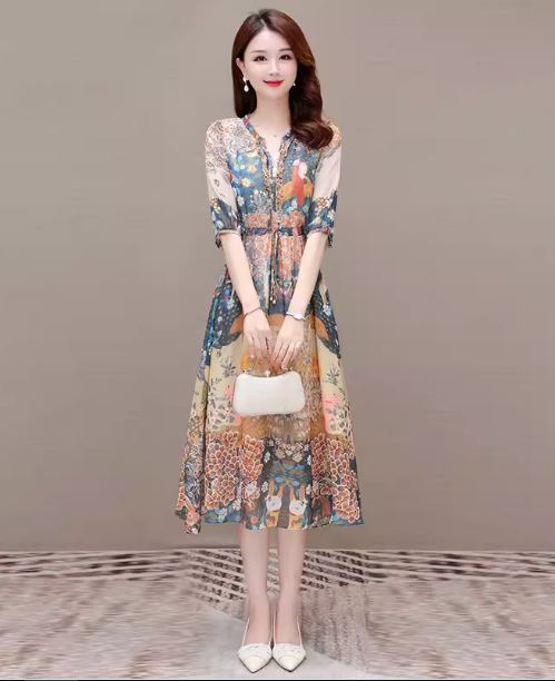 14214-Đầm voan xòe fom oversize tay lở in họa tiết (voan, lót)_thumbnail_7