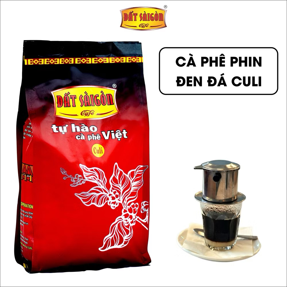 Culi- 500g Cà Phê Hạt Culi 100% Caramen, Bơ Pháp Pha Phin Đen Đá của Đất Sài Gòn Cafe phù hợp cho giới trung niên theo Gu truyền thống hoặc pha café sữa đá_thumbnail_2