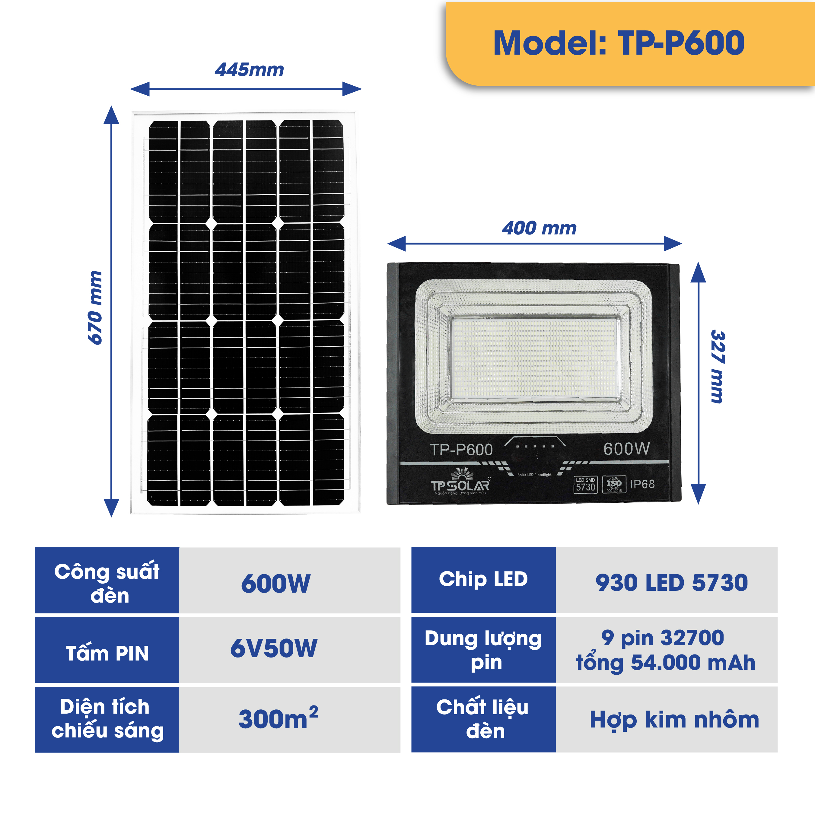Đèn pha 1 chóa năng lượng mặt trời (TP-P200 / TP-P300 / TP-P600)_thumbnail_13