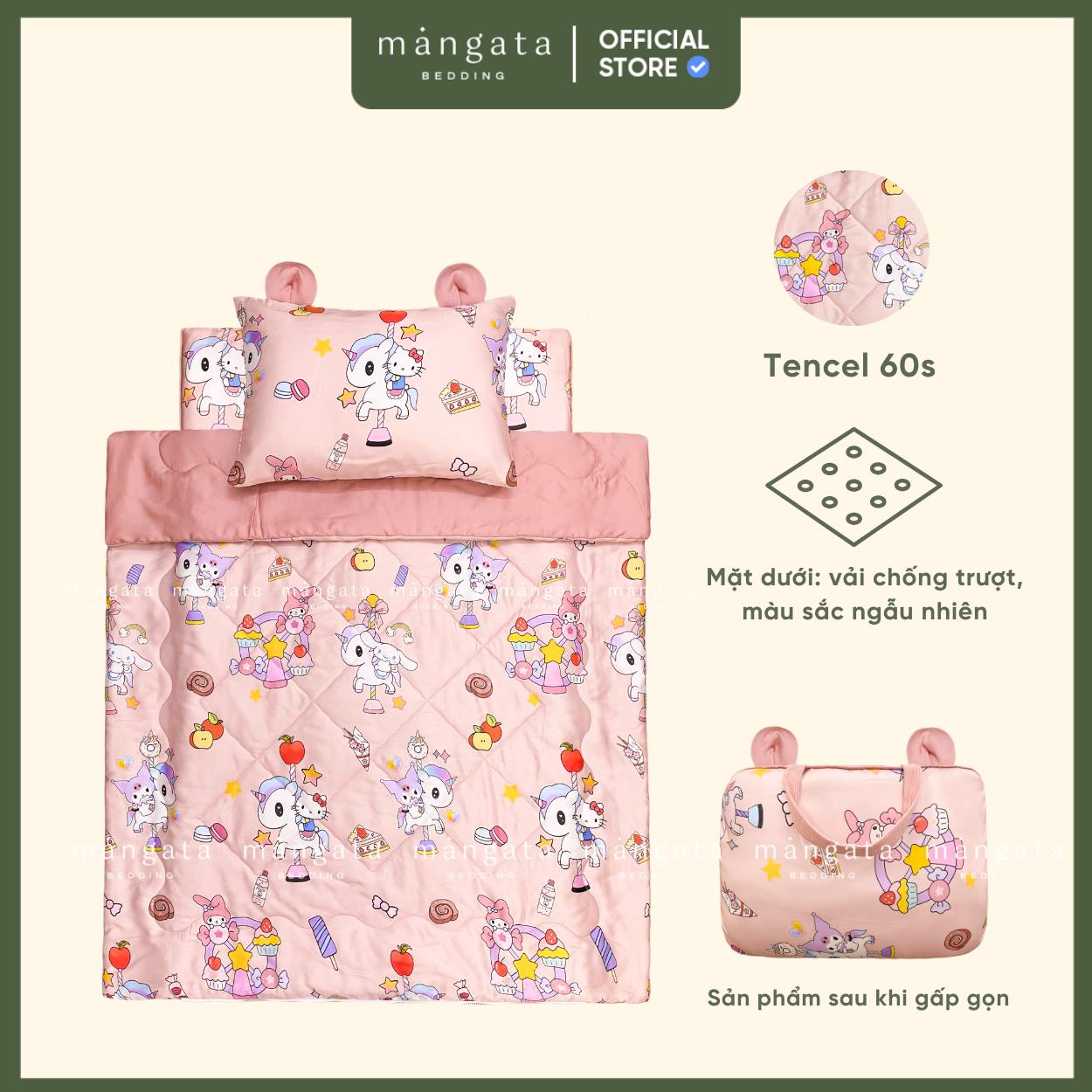 Mẫu Cinnamoroll Kuromi - Bộ chăn gối gấp gọn đi học_thumbnail_1