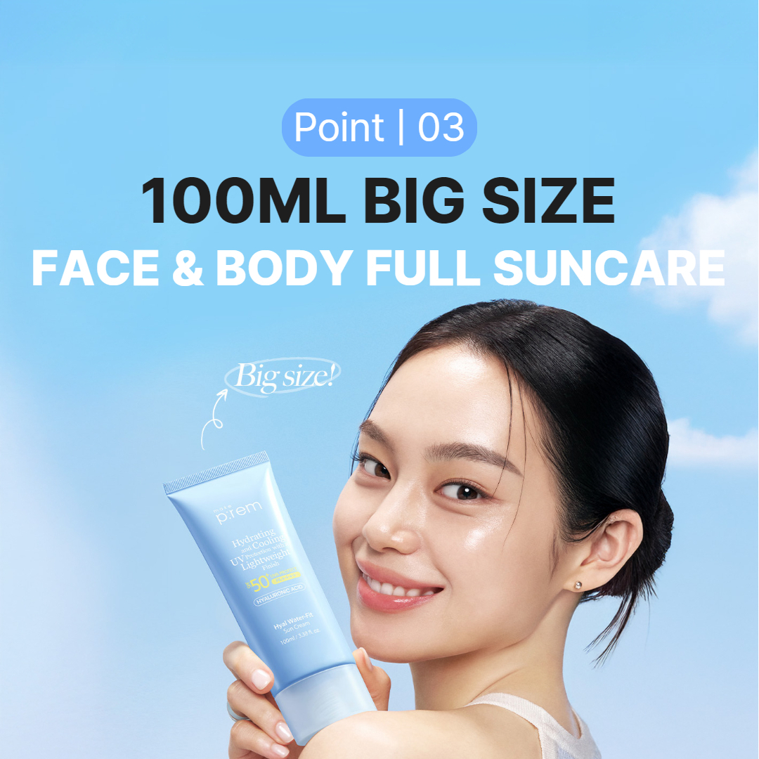 Make p:rem Hydrating and Colling UV Protecting with Lightweight Finish SPF 50+ PA++++ 100ml_thumbnail_4