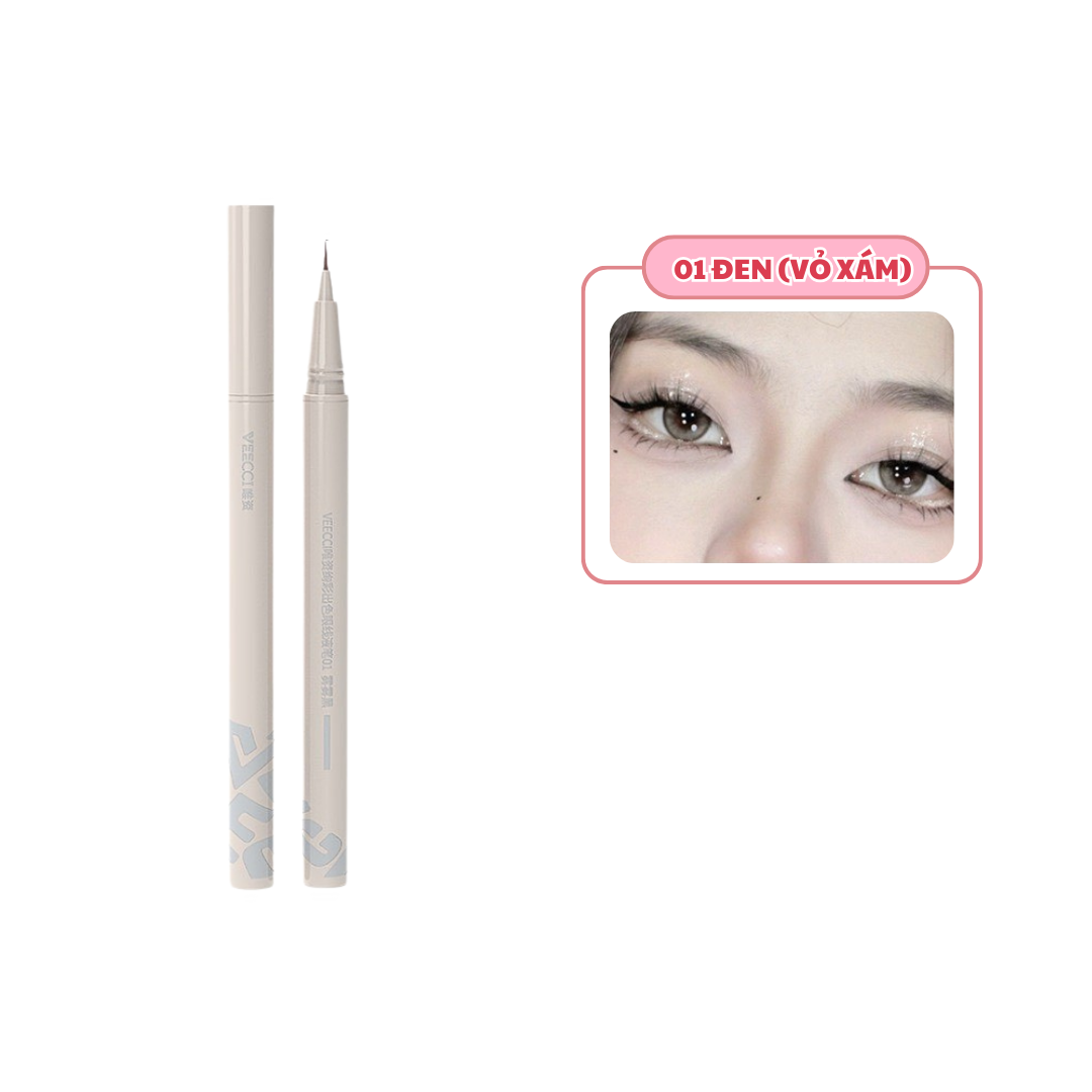 [VEECCI] Bút kẻ mắt nước Veecci 0.005mm siêu mảnh chống nước lâu trôi