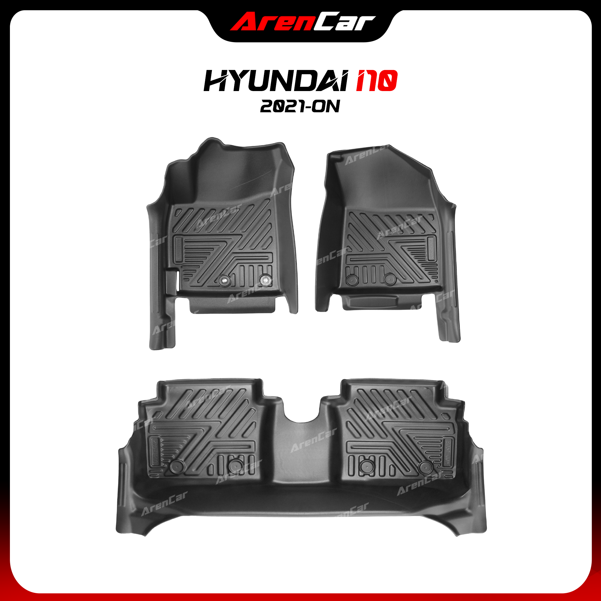 Thảm Lót Sàn Ô Tô TPE Nhựa Đúc Hyundai I10