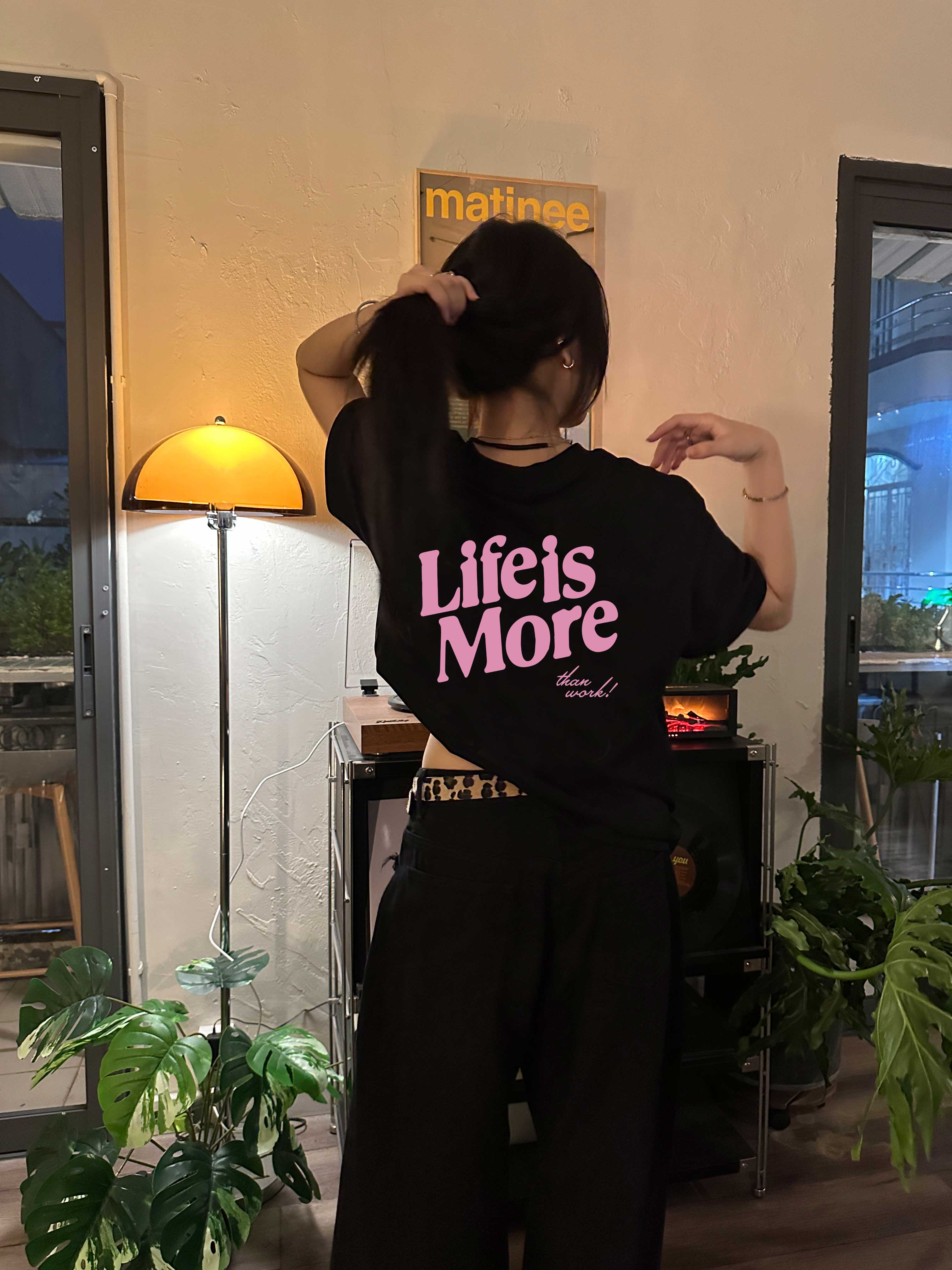 Áo thun boxy basic AXD2375 Miucho tay ngắn cổ tròn chất cotton dày dặn thoáng mát in typography_thumbnail_3