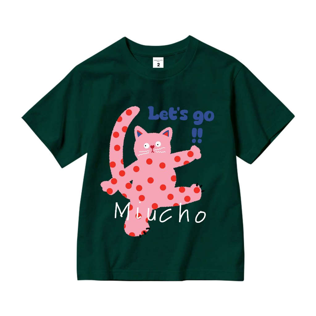 Áo thun cho bé gái hoạt hình form rộng AED1178 Miucho Kid tay ngắn cổ tròn in graphic_thumbnail_9