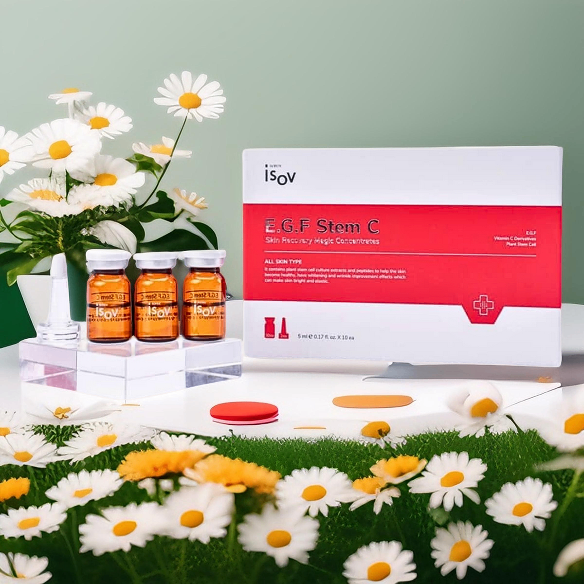 Tế bào gốc E.G.F Stem C 5ml ISOV - Tái tạo da, mờ thâm & giảm nám_thumbnail_6