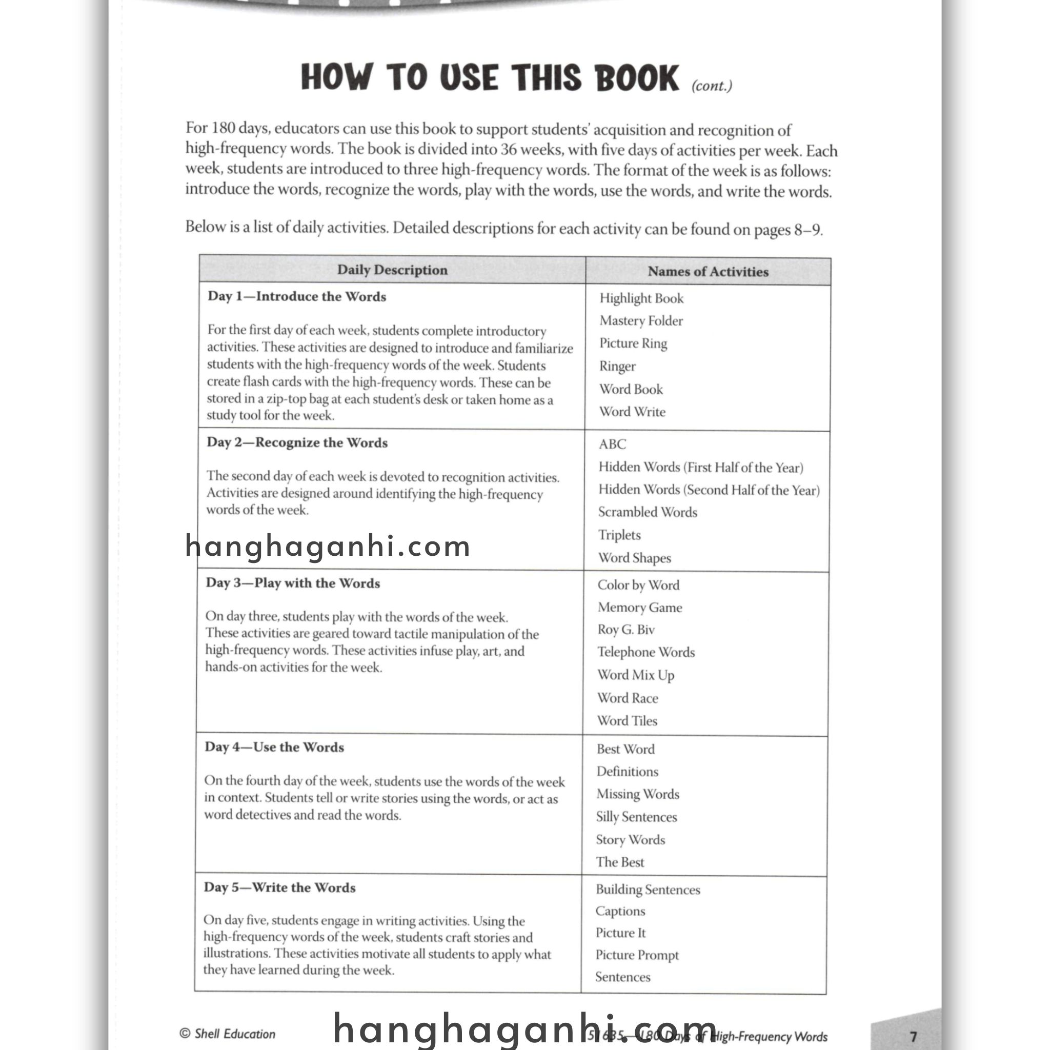 Sách 180 Days Of High Frequency Words Grade 2_thumbnail_5