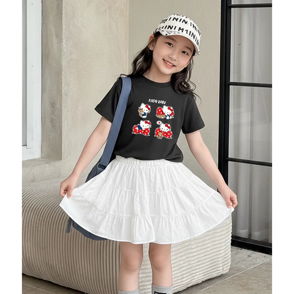 Áo thun kid form rộng Kado chất vải cotton dày dặn thoáng mát thoải mái Hello Kittie 2886_thumbnail_5