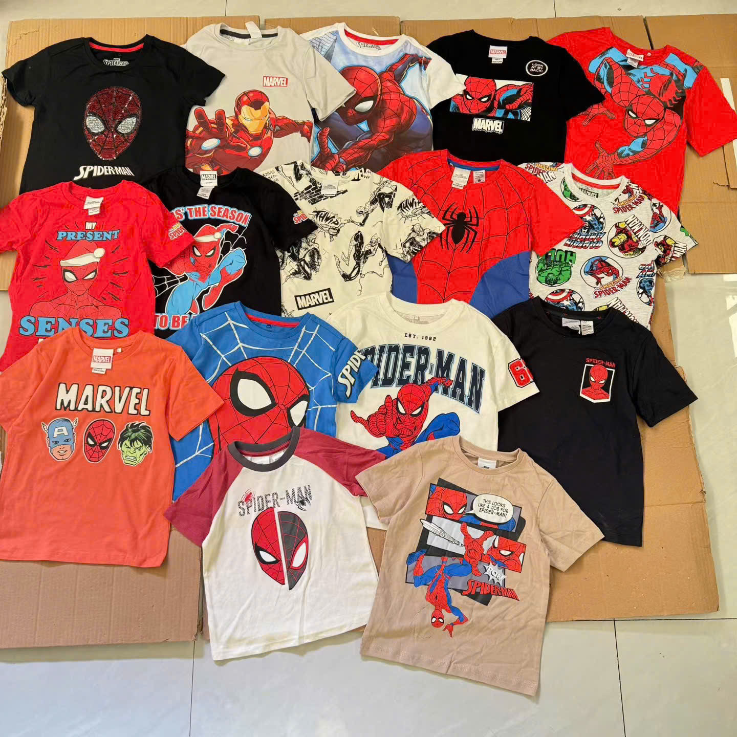 E80 Set 3 áo thun bé ( NGẪU NHIÊN ) trộn form, chiều dài - mua từ 2set trùng