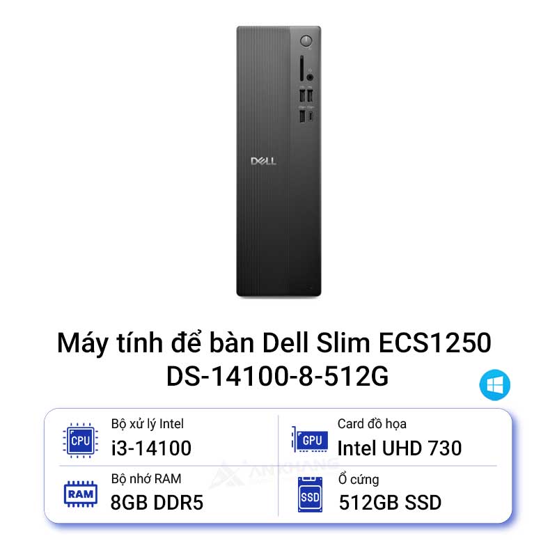 Máy tính để bàn Dell Slim ECS1250
