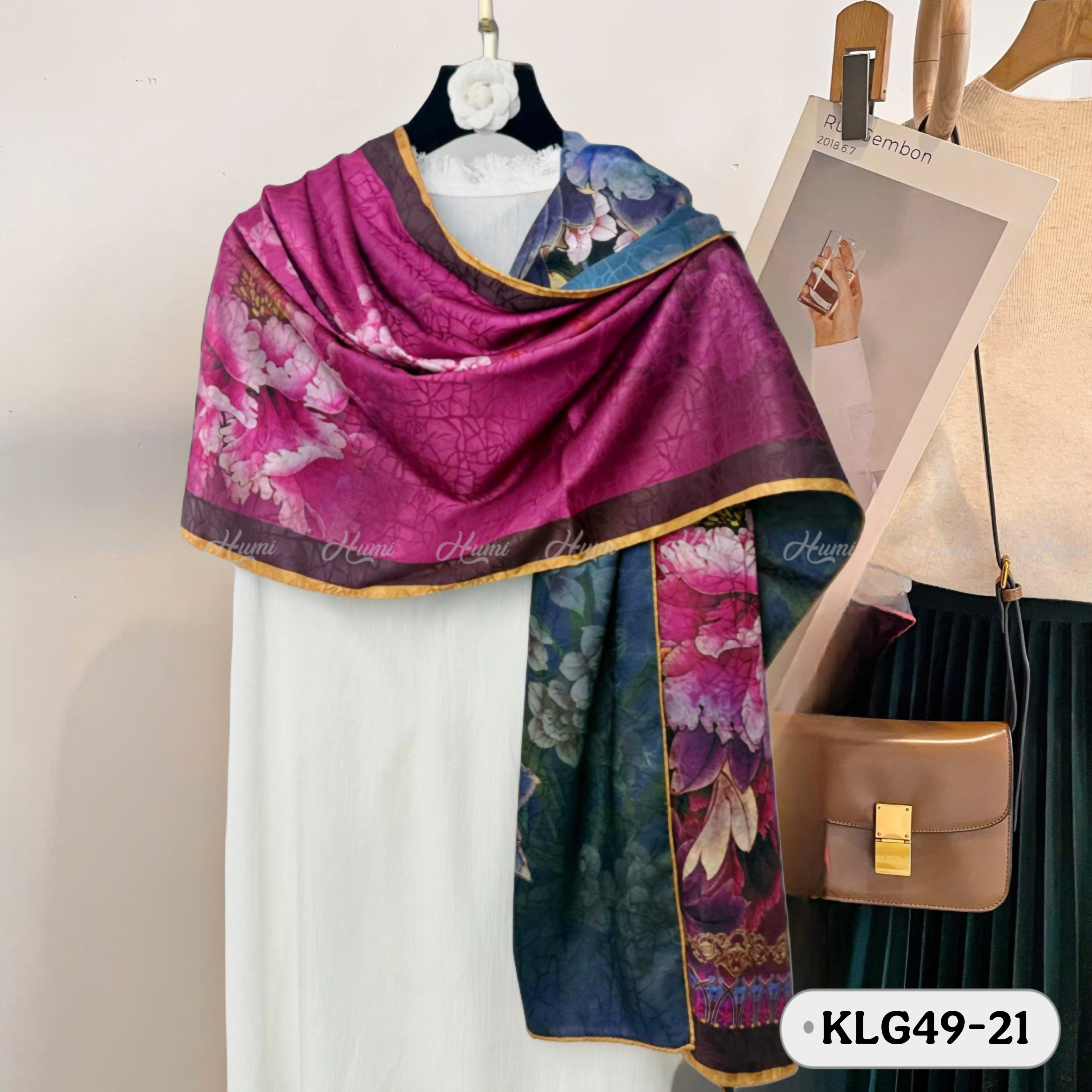 KHĂN LỤA GẤM CAO CẤP (KLG49-21)