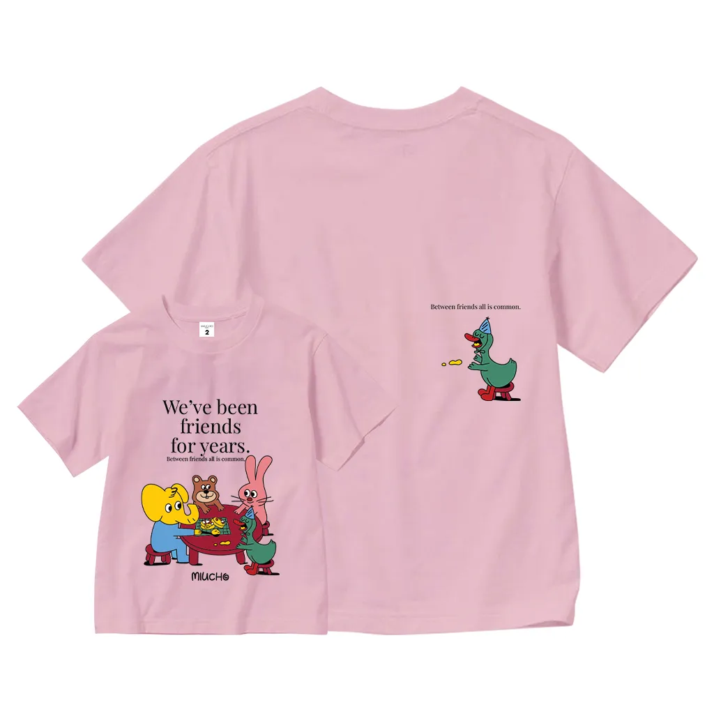 Áo thun kid hoạt hình dễ thương tay ngắn cổ tròn 2533 Miucho Kid vải cotton thoáng mát cho bé_thumbnail_7