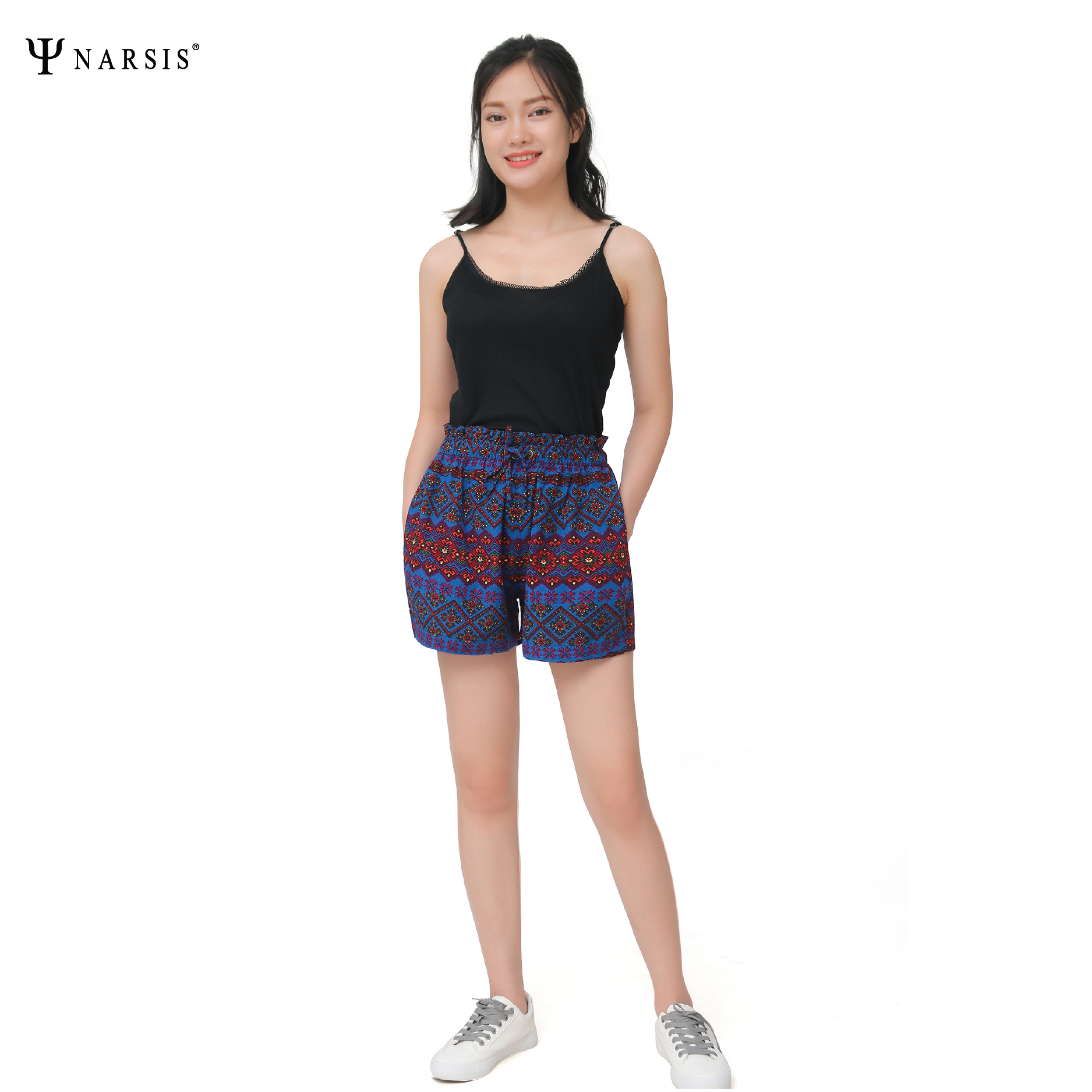 QUẦN LỬNG NỮ T0005 NARSIS CHẤT LIỆU THOÁNG MÁT, DỄ CHỊU, THOẢI MÁI CẢ NGÀY, DỄ VẬN ĐỘNG_thumbnail_2