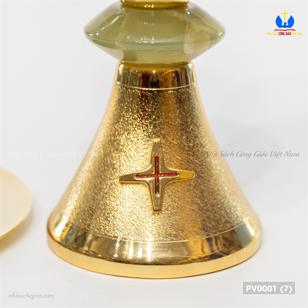 Chén lễ mạ vàng nhập Ý (20x9cm) ✔_thumbnail_4