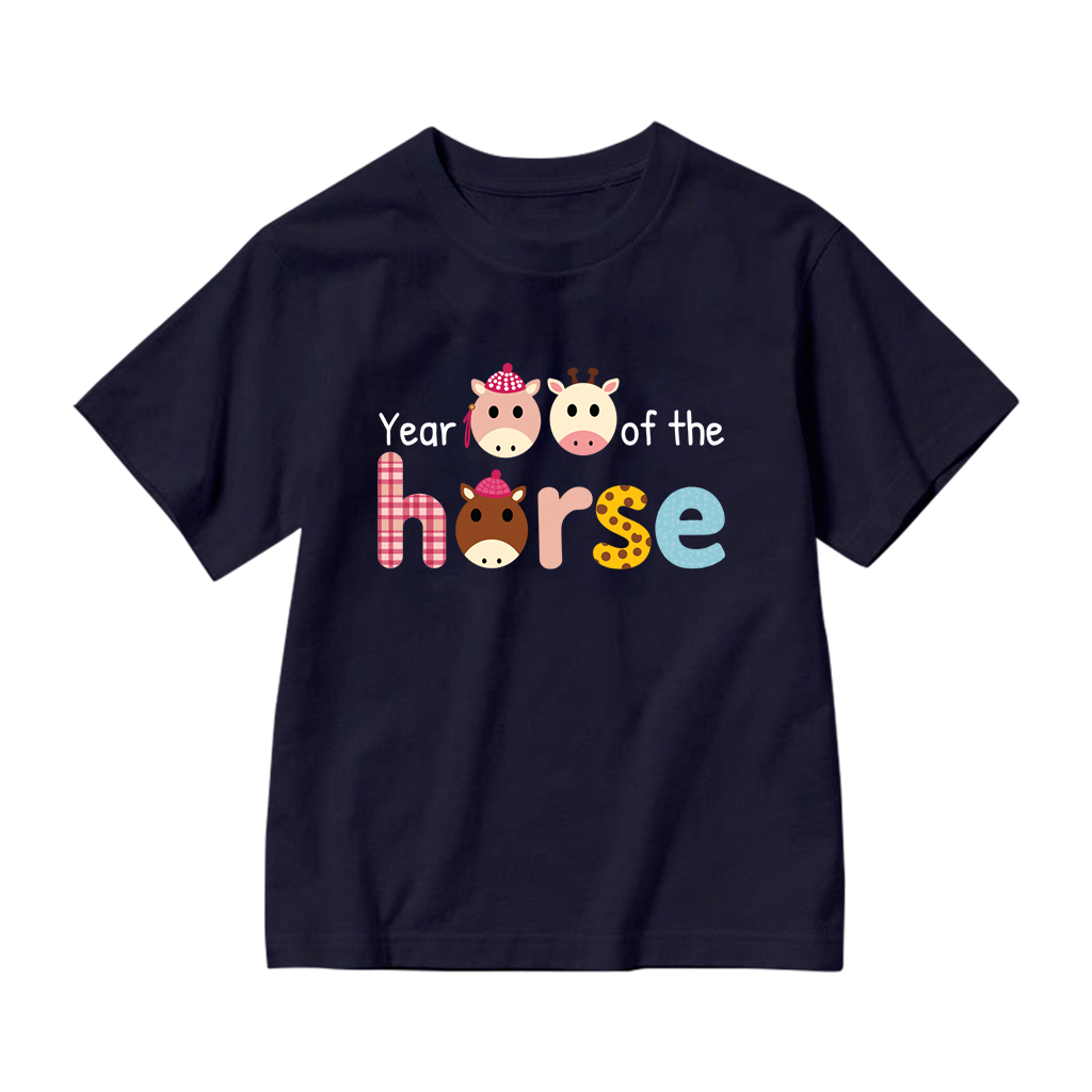 Áo thun bé gái Kado vải cotton thoáng mát mềm mại cổ tròn in chữ phối màu 2956_thumbnail_12