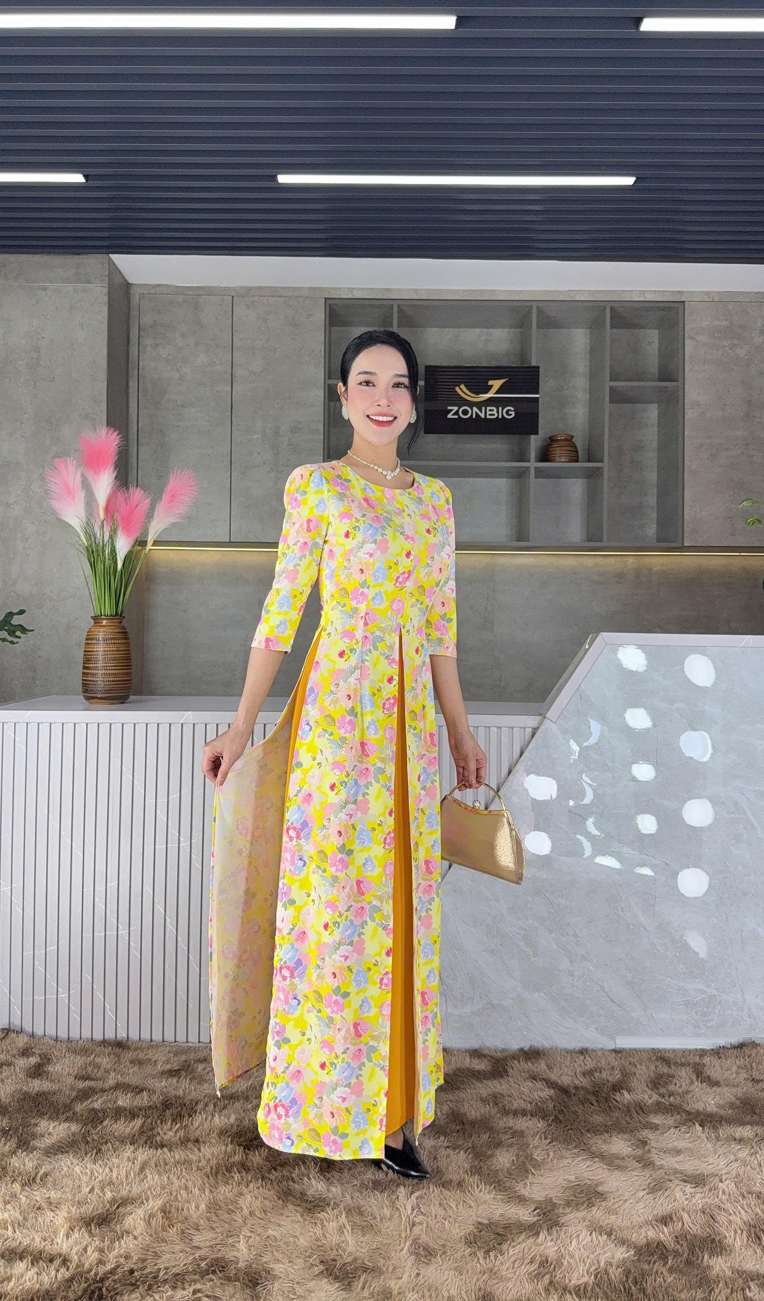 Đầm giả áo dài - Y2080 - Thương hiệu Zonbig_thumbnail_5