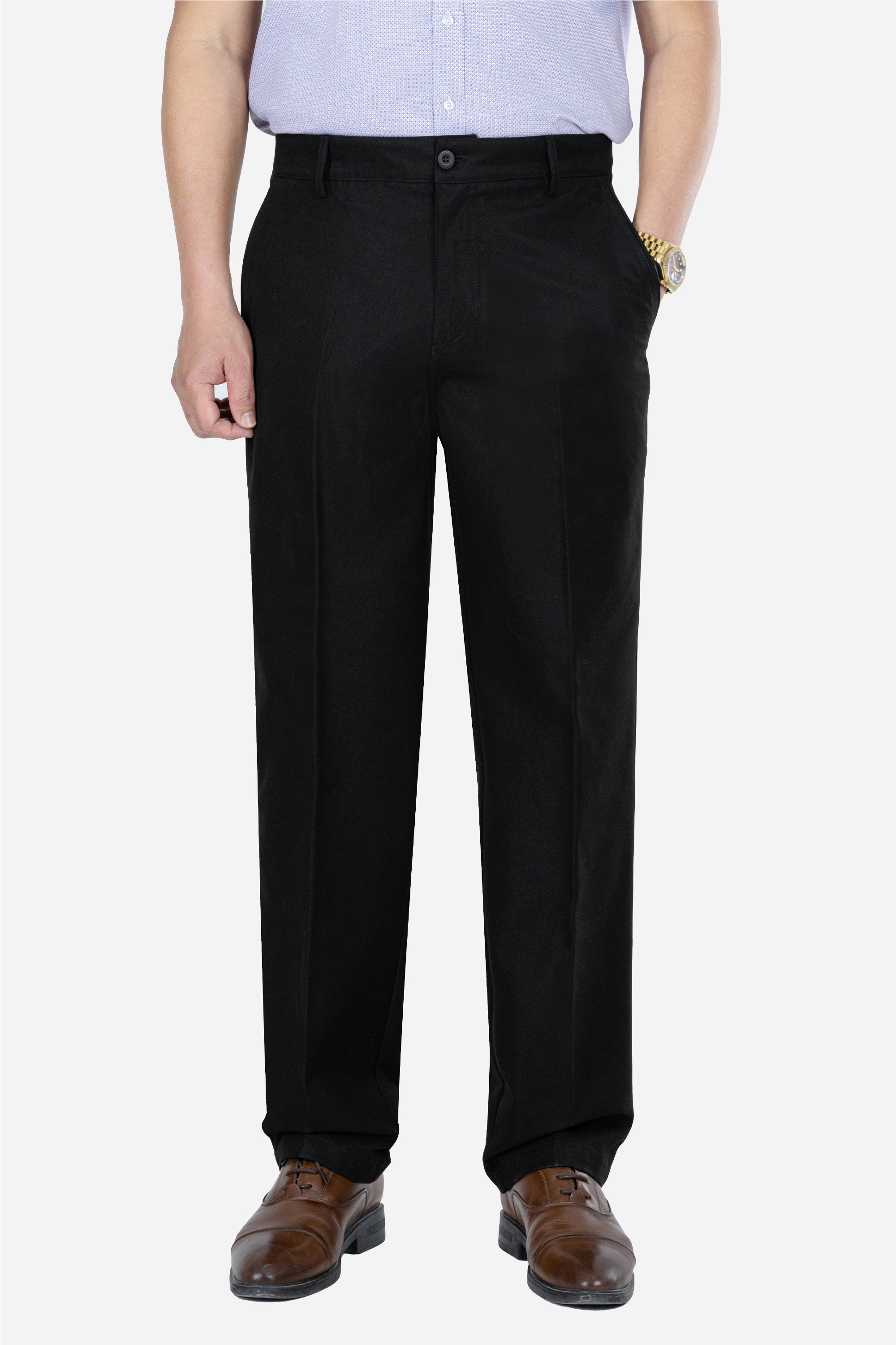 Quần Kaki 0 Li Nam Trung Niên ANCHI Phom Suông Ống Rộng Cao Cấp_thumbnail_58