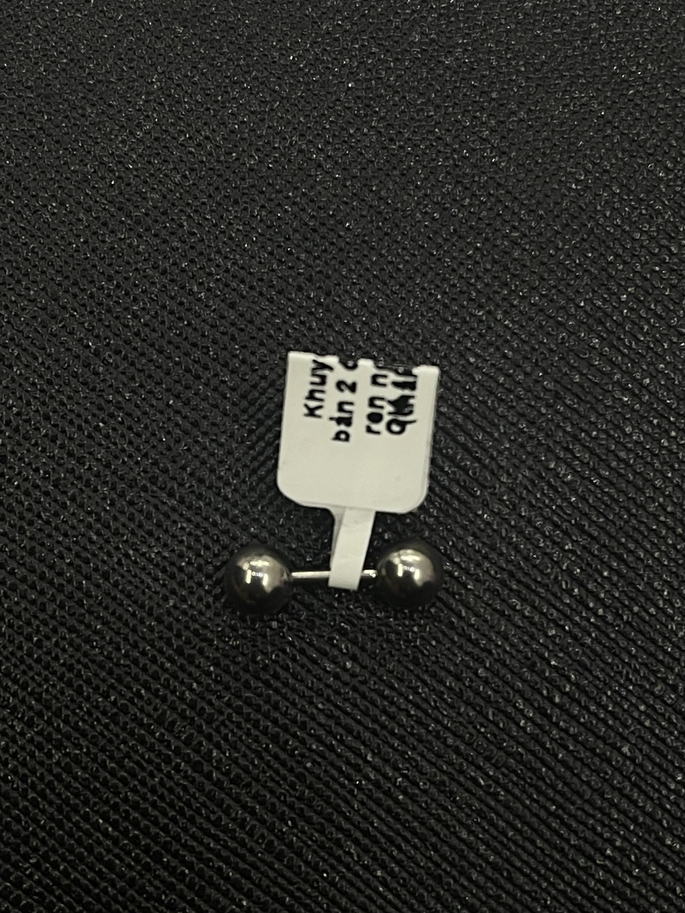 Khuyên bi cơ bản 2 đầu bi vặn ren ngoài titan (thân 6, bi 5)._thumbnail_0