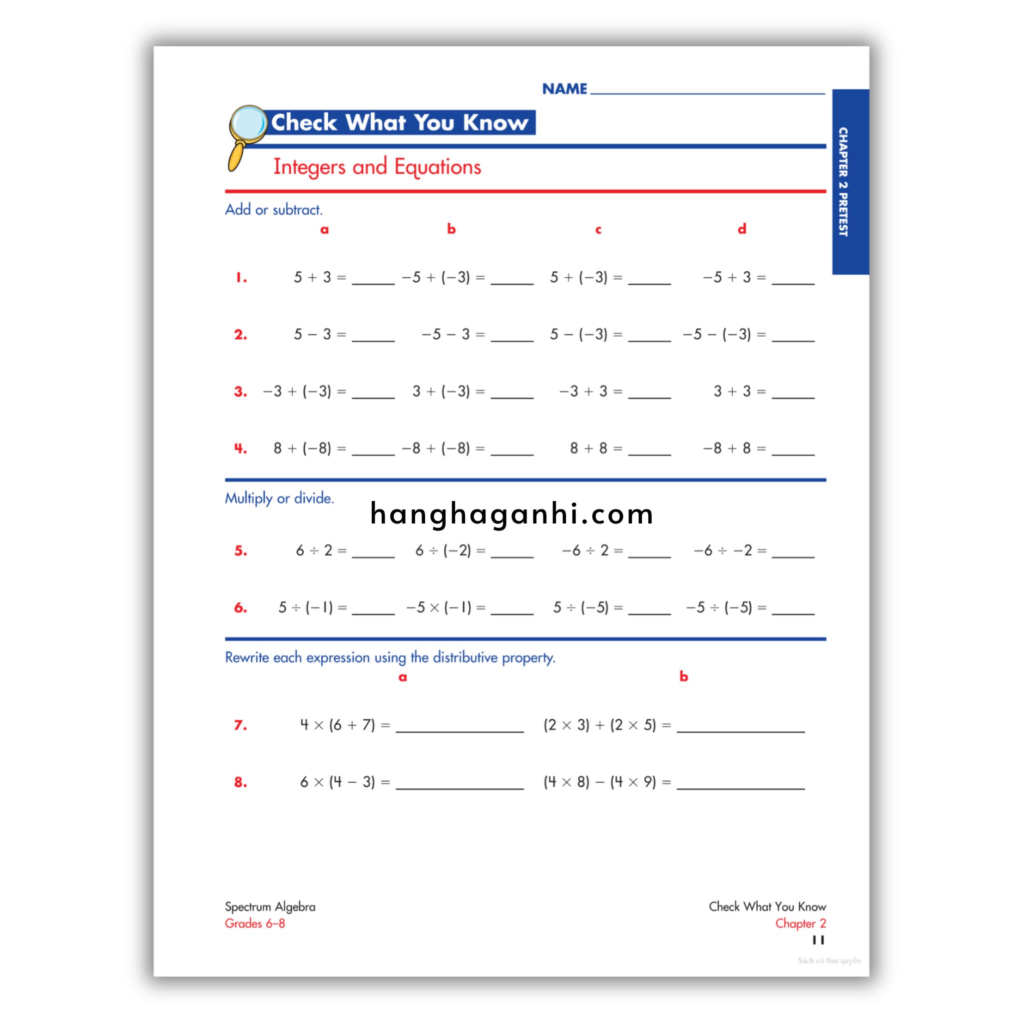 Sách Spectrum Algebra Workbook Grade 6-8_thumbnail_3