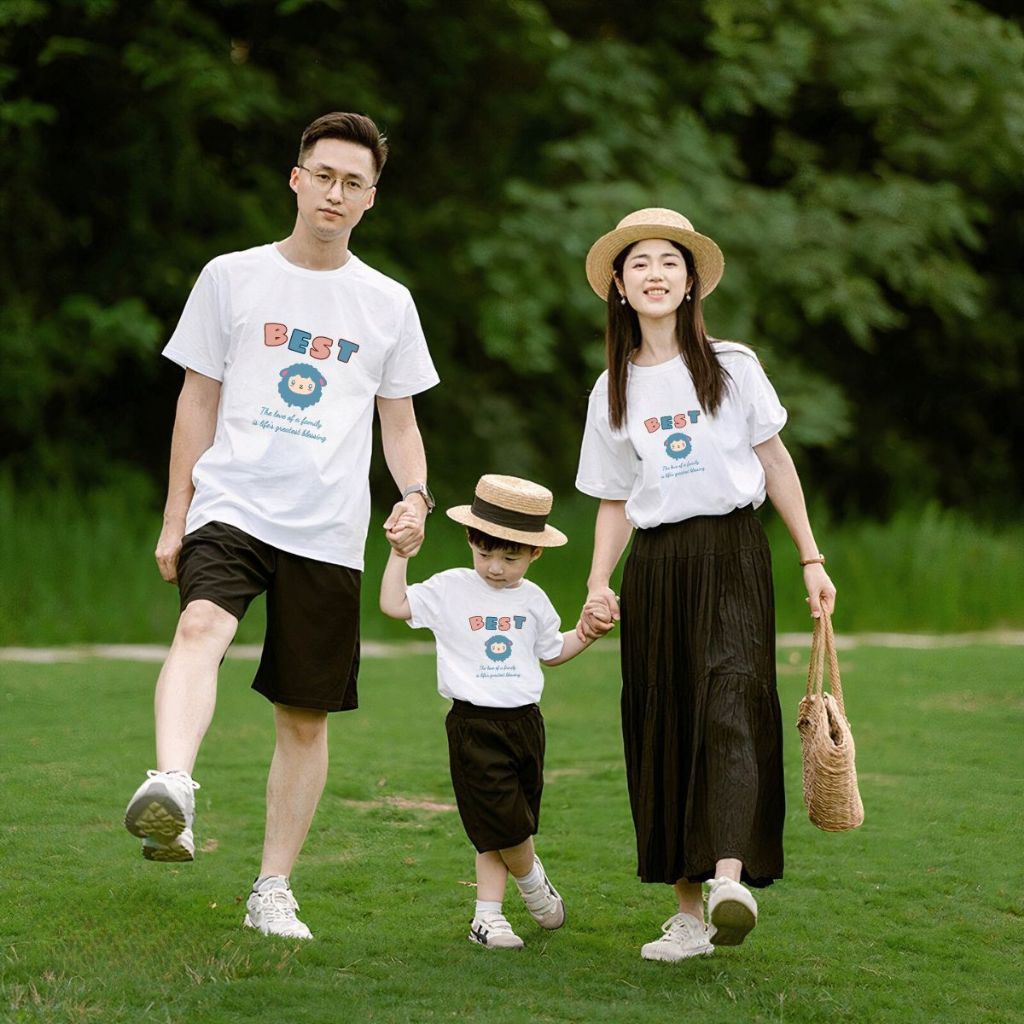 [Form rộng] Áo thun gia đình 3-4-5 người in hình dễ thương - LOZA G0151_thumbnail_6