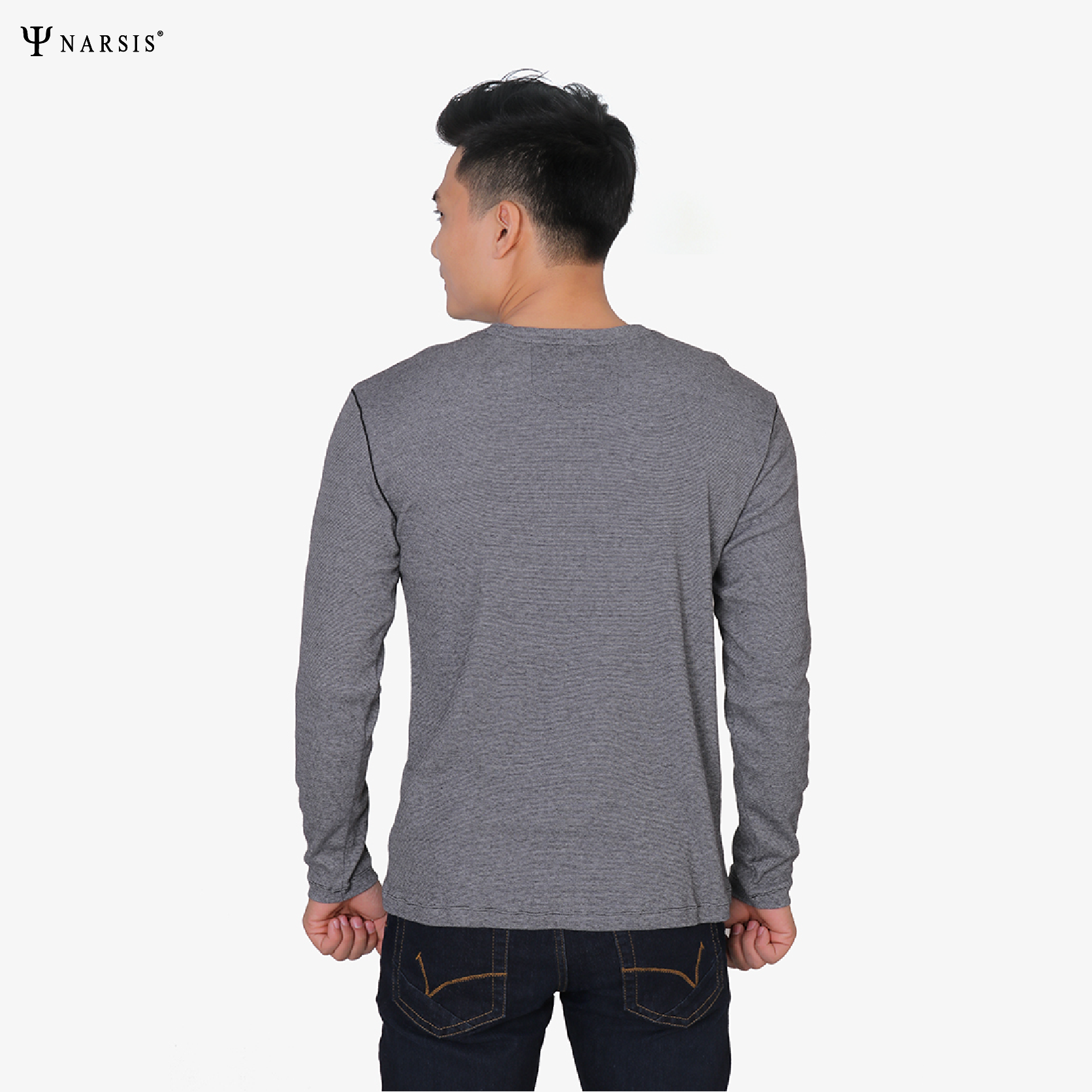 ÁO NAM NARSIS D8075 NARSIS CHẤT LIỆU THOÁNG MÁT, DỄ CHỊU, THOẢI MÁI CẢ NGÀY, DỄ VẬN ĐỘNG_thumbnail_3