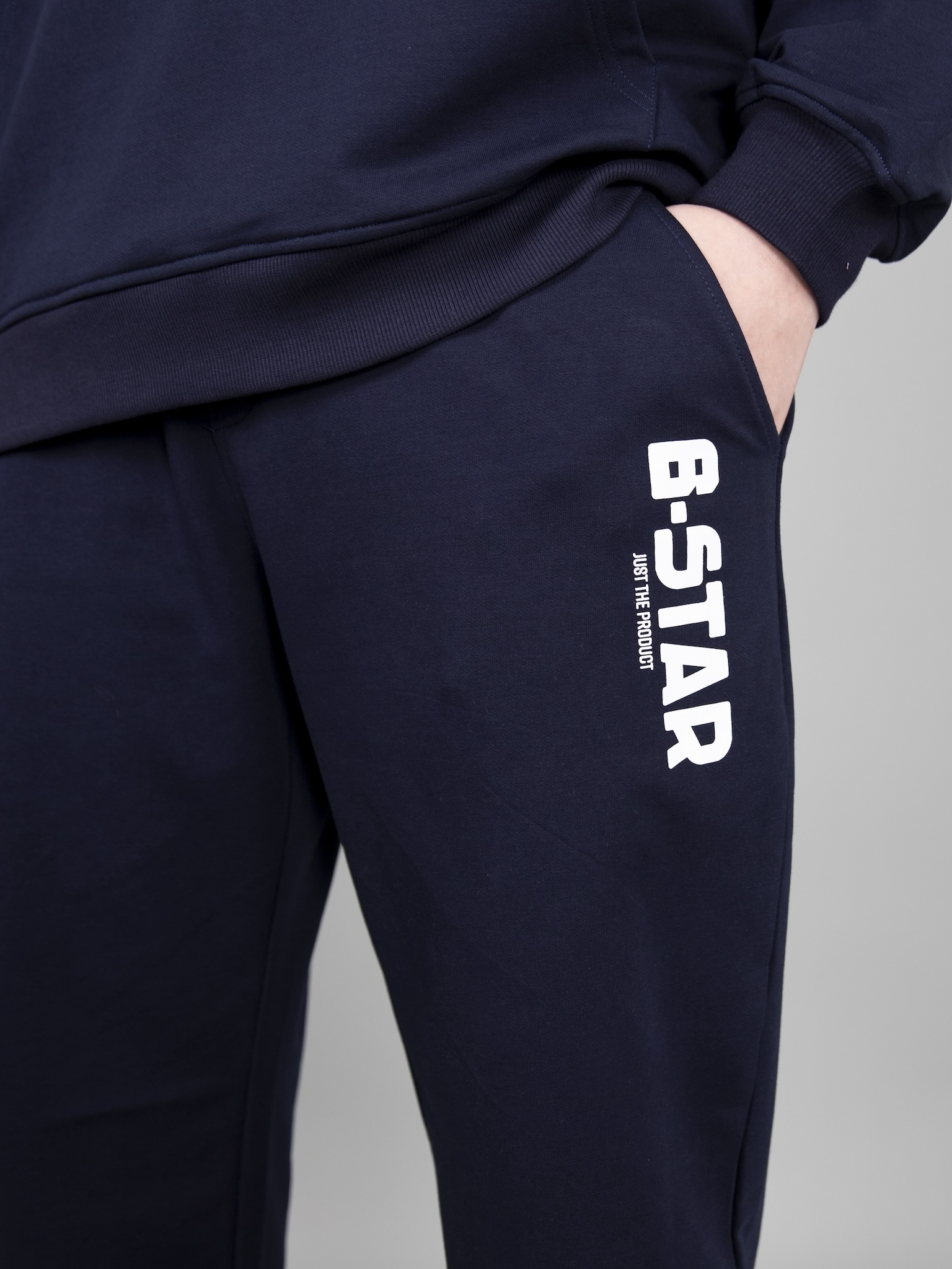 Quần nỉ da cá navy in chữ trắng_thumbnail_2