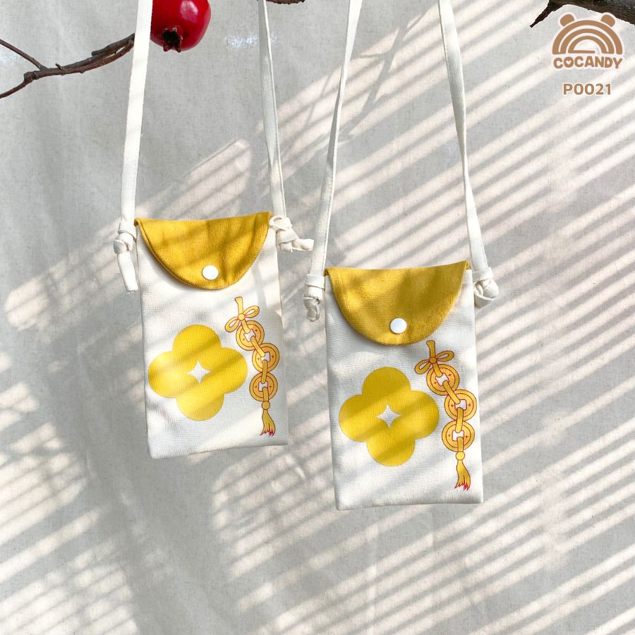 Túi May Mắn nắp VÀNG